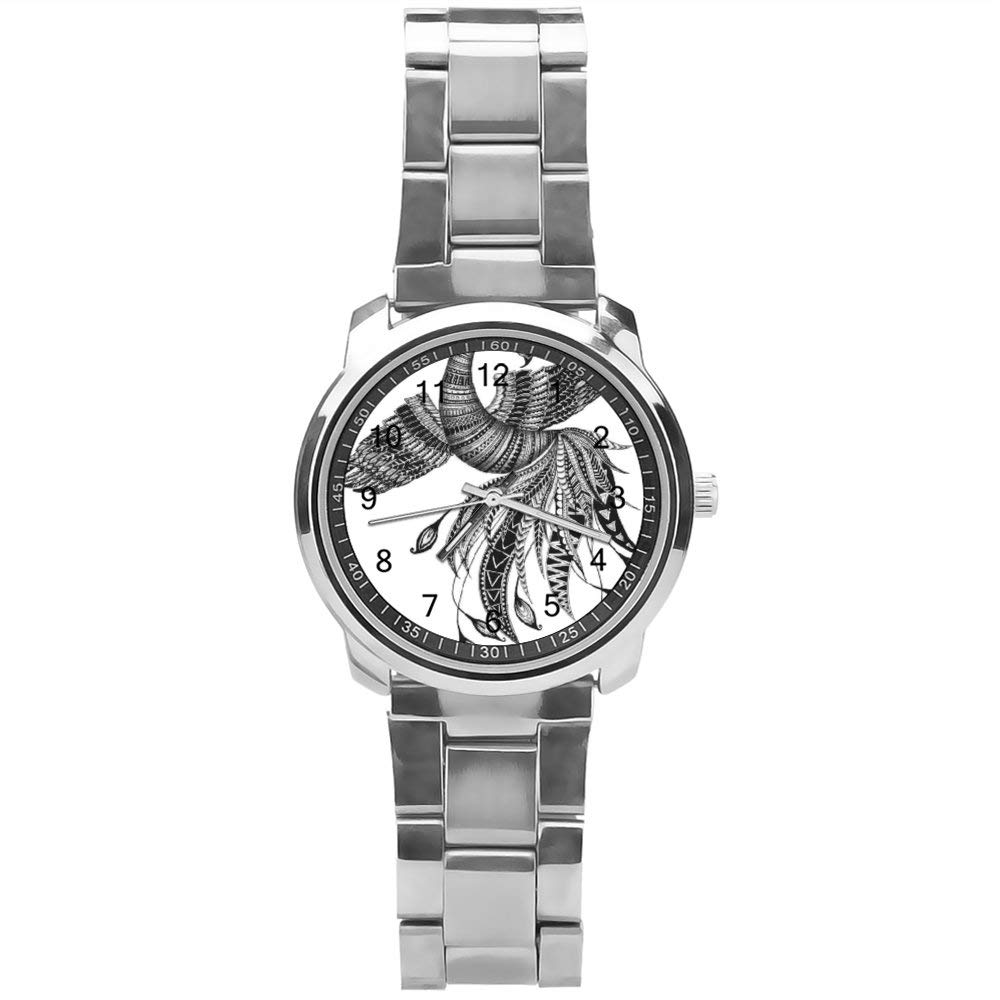 Yolocal Phoenix Analog Wrist Watch for Boys - Stainless Steel Strap - Durable & Stylish Timepiece for School, Sports & Everyday Wear
