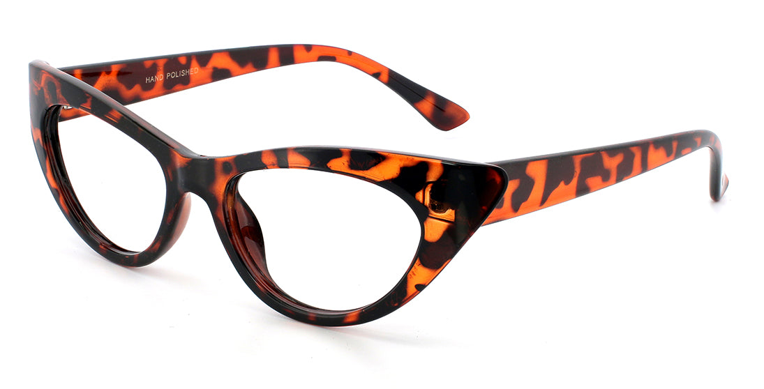 Stylish Acetate Cat Eye Reading Glasses P6327 Tortoise Shell Frame - Perfect for Reading, Working & Fashion Accessories