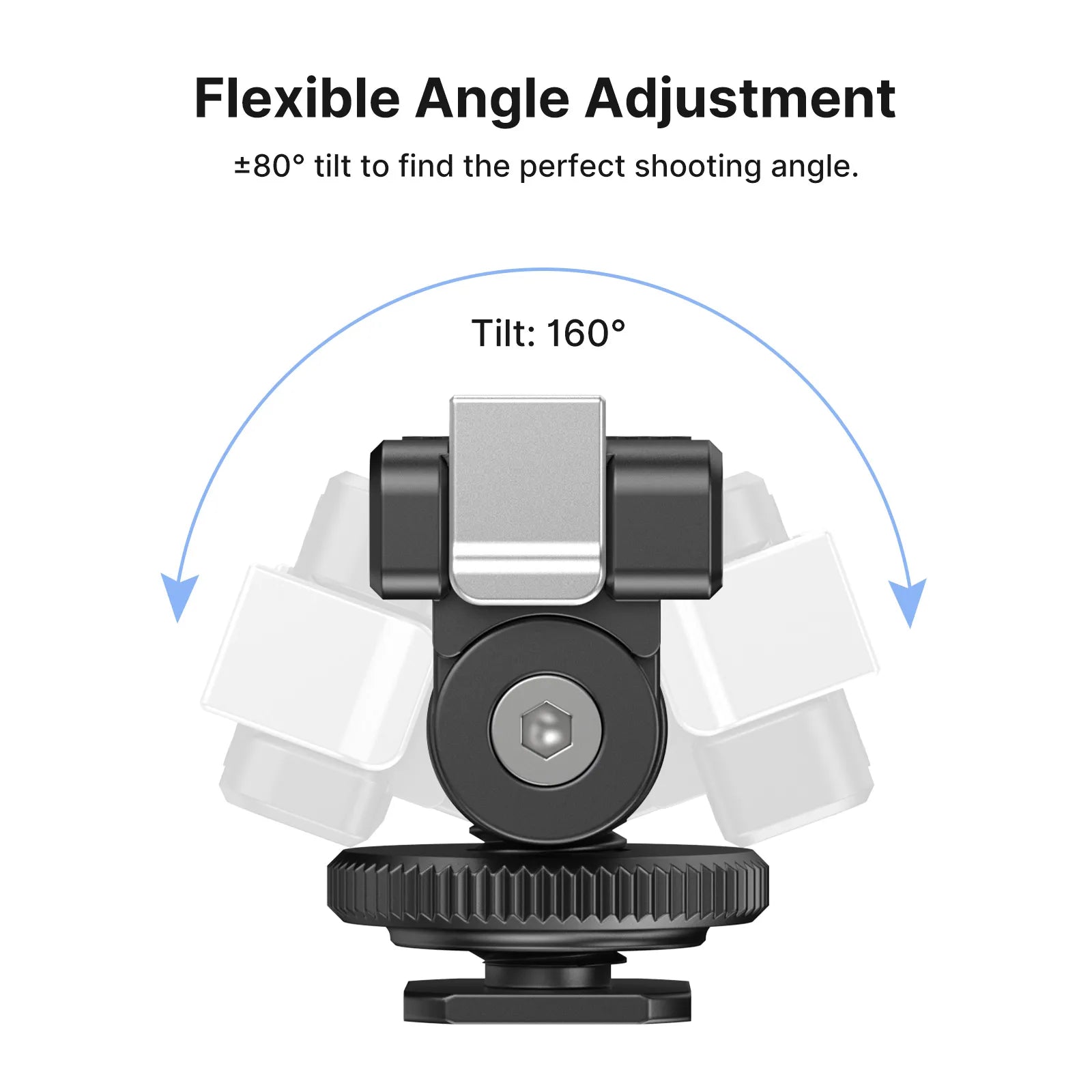 Ulanzi CA22 Cold Shoe Mount Adapter Compatible with DJI Osmo Action 4/3 & Pocket 3 (Model C071GBB1) - Perfect for Vlogging, Photography & Action Camera Accessories