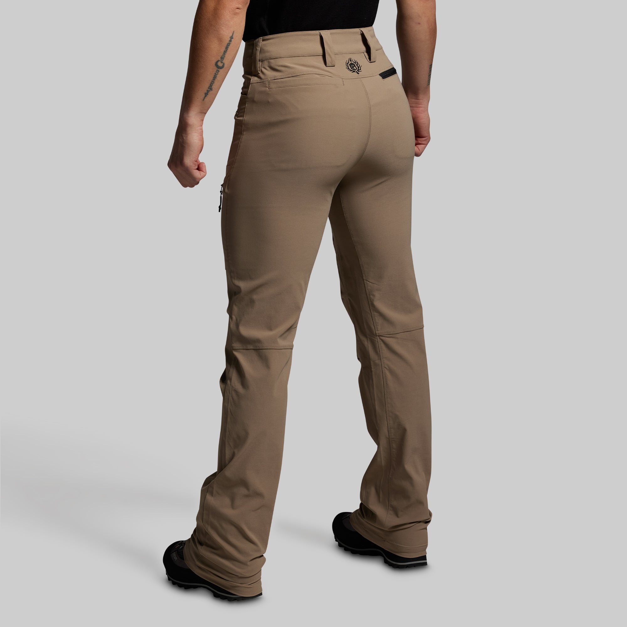 Women's Outdoor Hiking Pants - Desert Tan Color, Lightweight Quick-Dry Trekking Trousers for Hiking, Camping & Travel Adventures