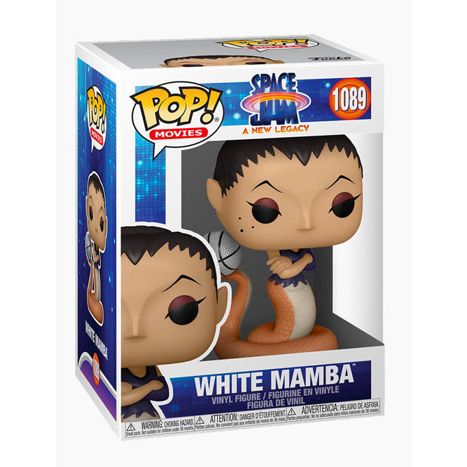 Space Jam A New Legacy White Mamba Basketball Jersey - Official Movie Merchandise for Fans & Collectors - Perfect for Cosplay, Games, and NBA Themed Parties