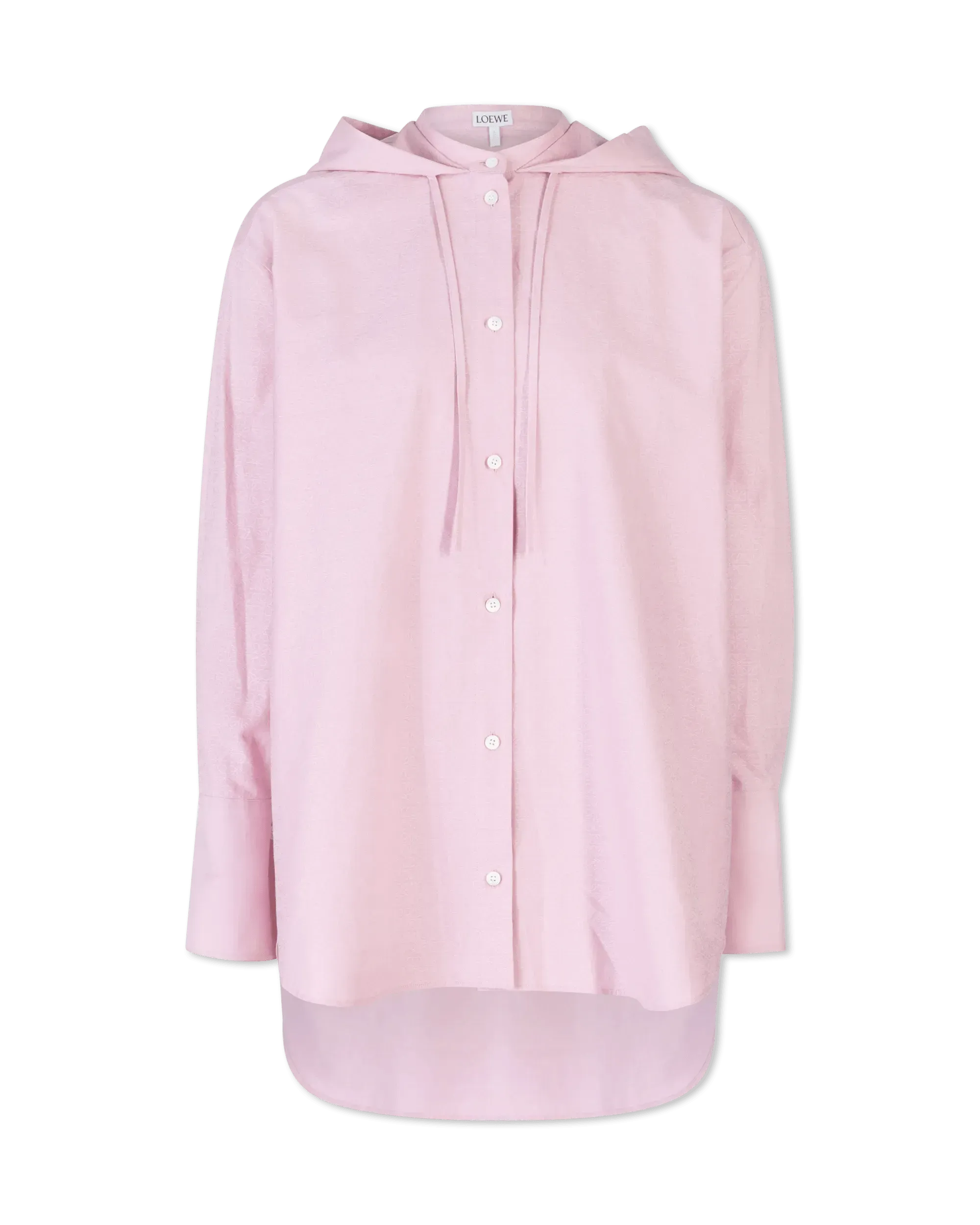 Stylish Anagram Jacquard Hooded Shirt for Men & Women - Comfortable Casual Wear for Outdoor Activities & Daily Fashion