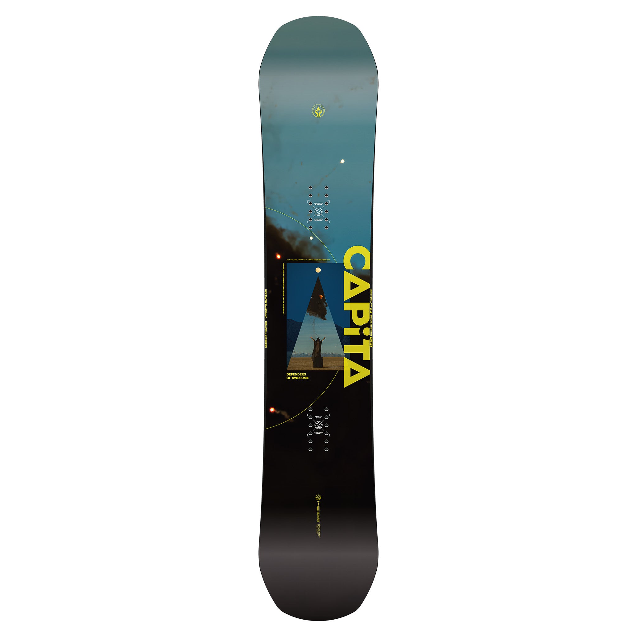 CAPiTA Defenders Of Awesome Snowboard 2025 - Premium All-Mountain Freestyle Snowboard for Men & Women - Perfect for Park, Powder & Freeride Adventures