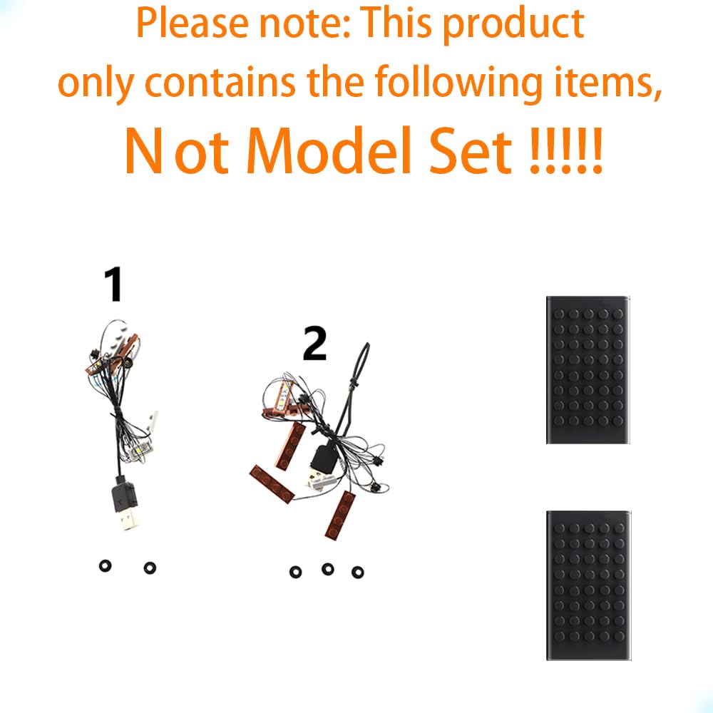 GEAMENT LED Light Kit for Lego Medieval Town Square 10332 - Compatible with Lego Icons Set (Building Blocks Not Included) - Perfect for Home Decoration, Gift Giving, and Lego Display Enhancement