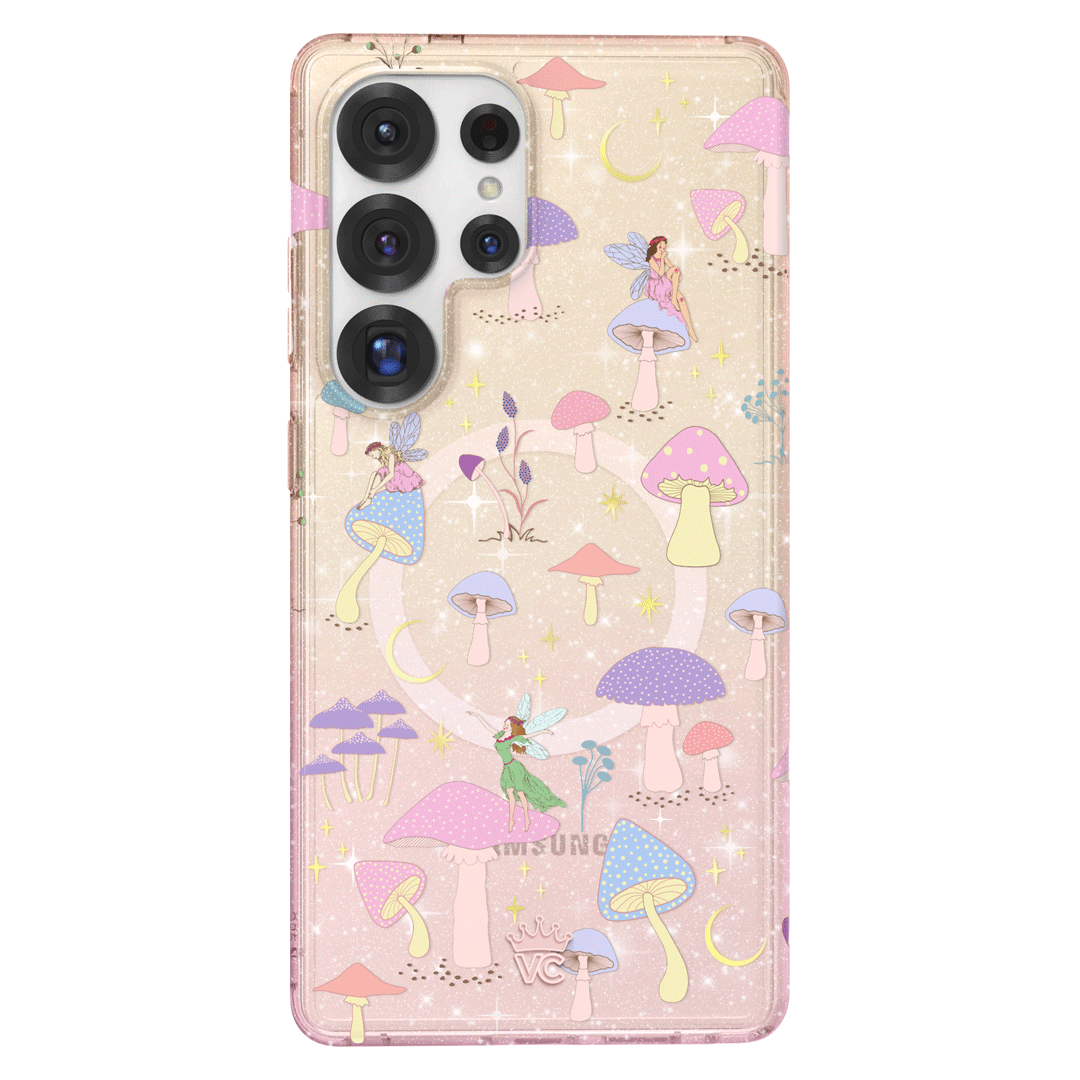 Enchanted Mushroom Galaxy Phone Case for Samsung - Protective & Stylish Cover for Daily Use, Outdoor Adventures & Trendy Aesthetics
