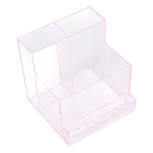 Acrylic Nail Drill Bit Holder & Storage Box - Organizer for Nail Art Tools, Nail Drill Kit Stand with Display Case | Perfect for Salon, Home Manicure & Professional Nail Technicians