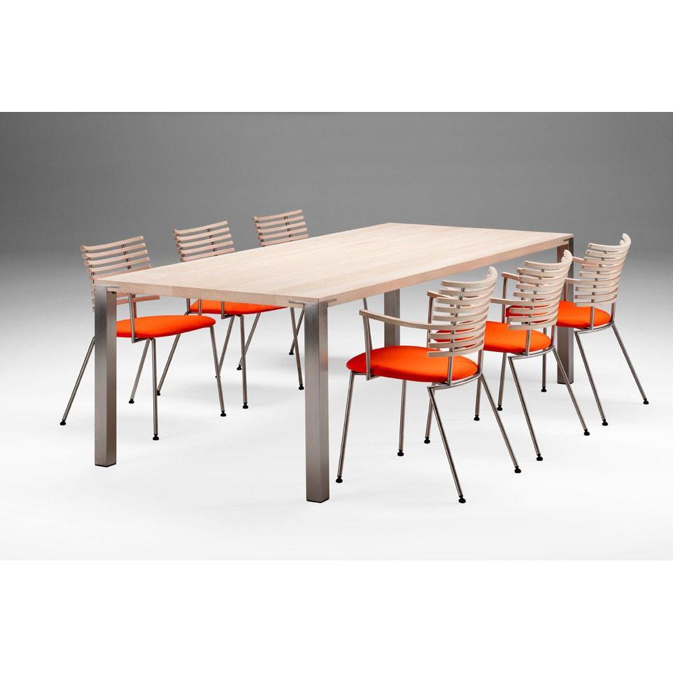 GM2100 Extendable Rectangular Table with Adjustable Height - Perfect for Dining, Office, and Outdoor Gatherings
