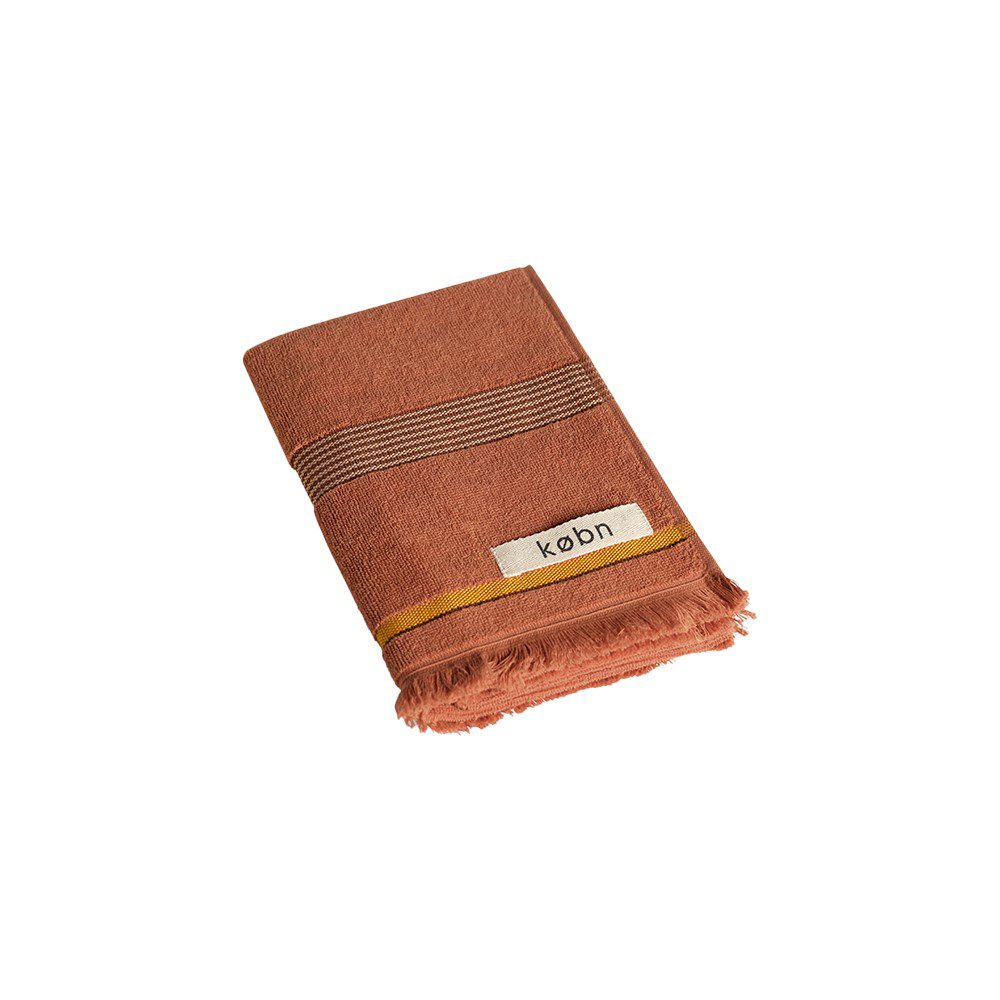 KOBN Premium Hand Towel - Soft, Absorbent & Quick-Drying - Perfect for Kitchen, Bathroom & Gym Use - Tamarillo Color