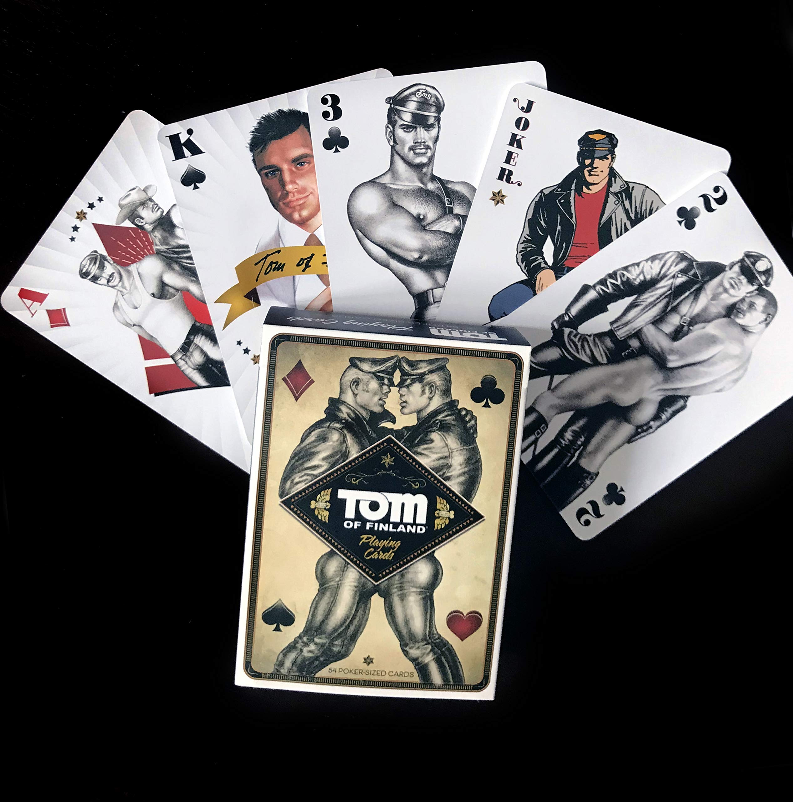 Tom of Finland Playing Cards - Gay Poker Cards for Adult Game Nights & LGBTQ+ Events - Premium Quality for Poker, Blackjack & Collectors