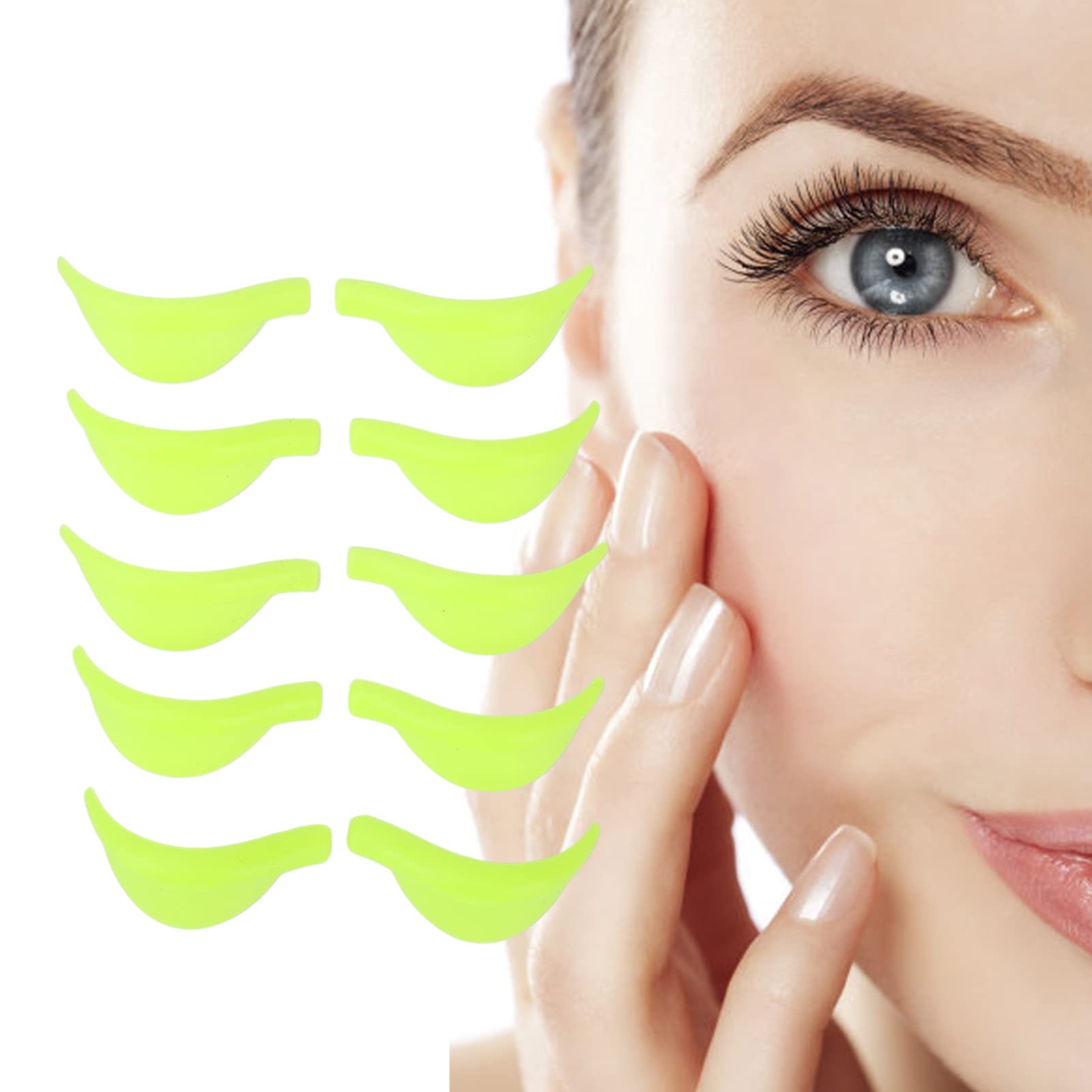 5 Pairs Soft False Eyelash Lift Pads for Eyelash Extensions & Lash Lifting - Professional Salon Quality Eye Lash Enhancers for Natural Volume & Curl - Perfect for Home Use & Beauty Salons
