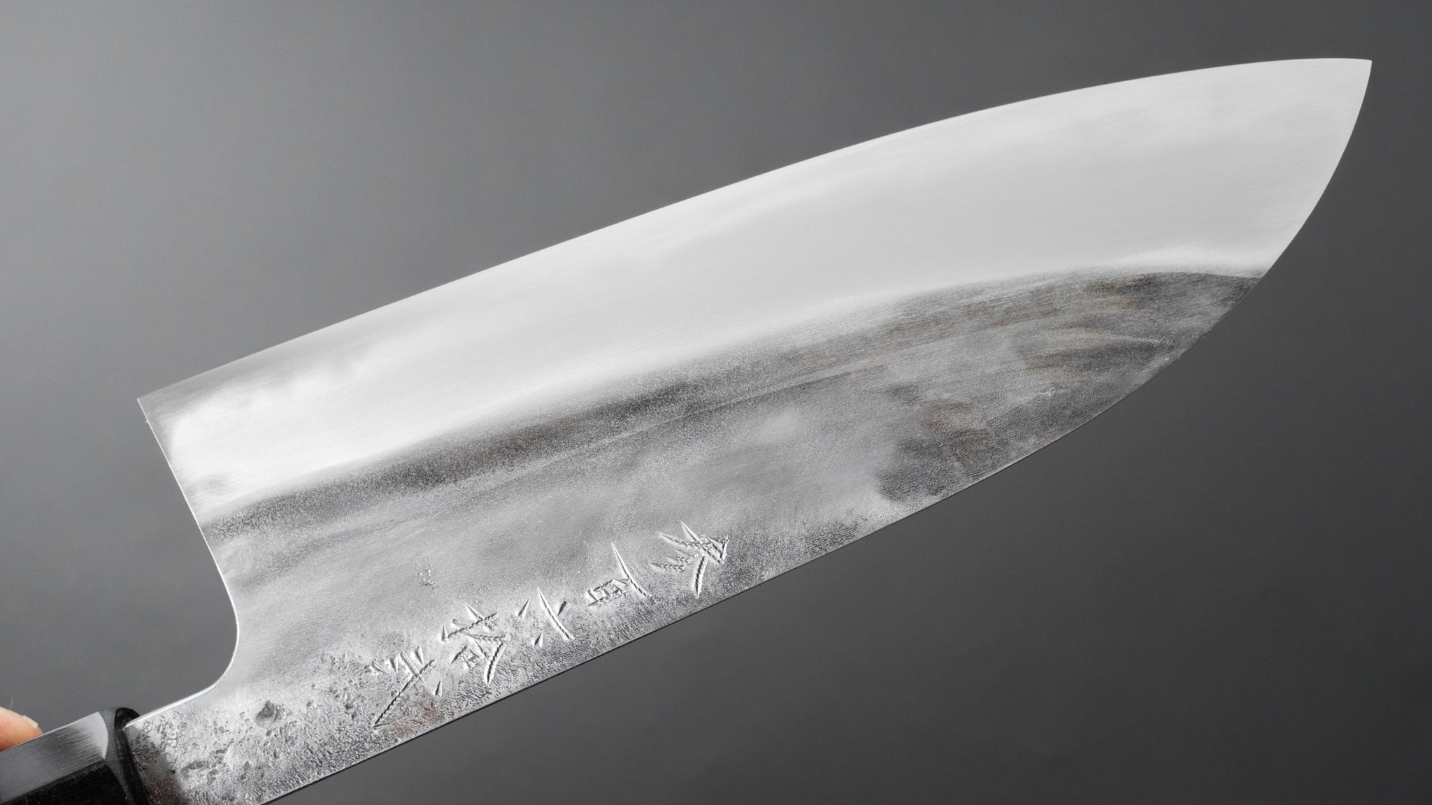Jiro Tsuchime Wa Santoku 165mm Japanese Chef Knife with Taihei Tagayasan Handle (#362) - Perfect for Slicing, Dicing & Chopping Vegetables, Meat & Fish