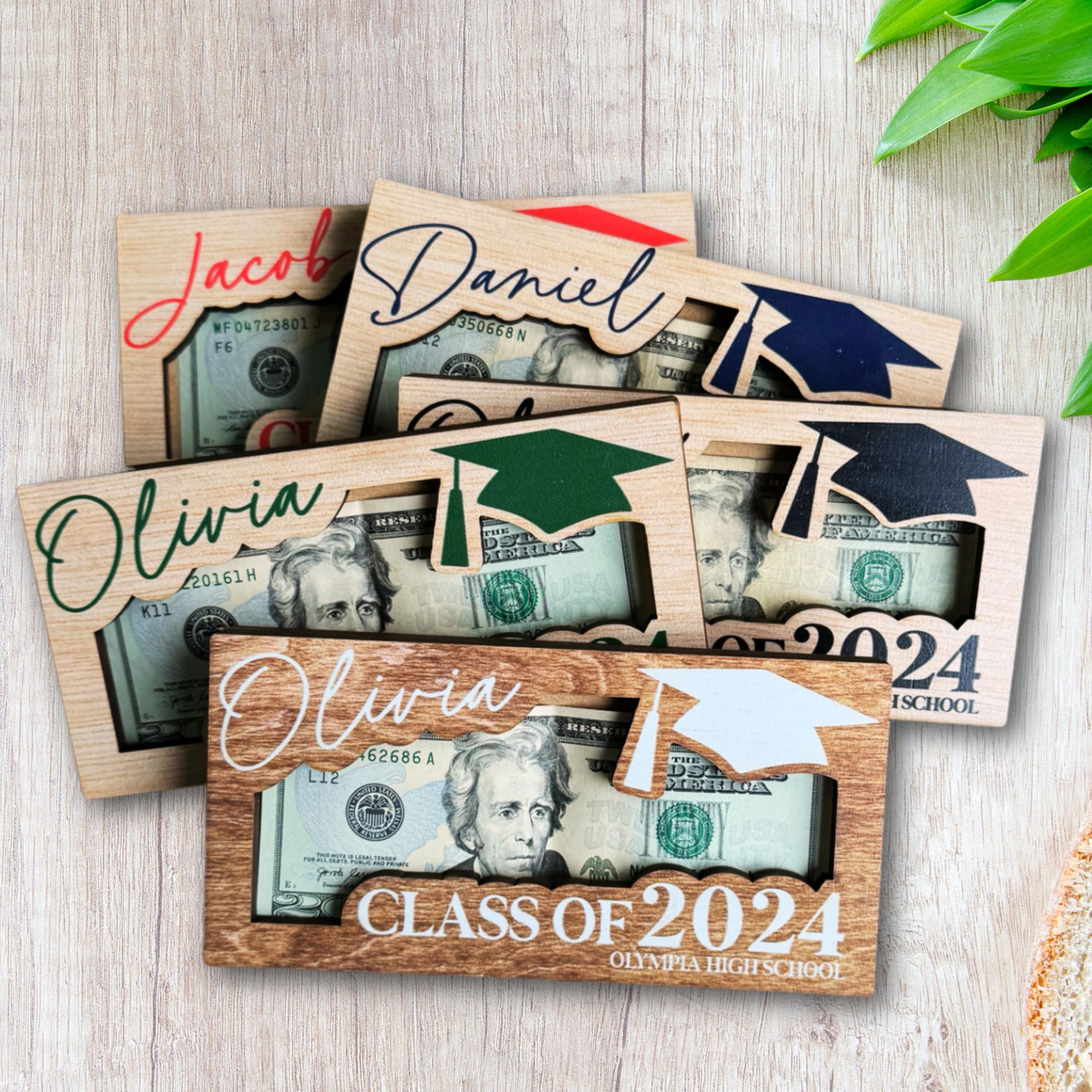 2025 Graduation Money Holder Card - Personalized Graduation Gift for Class of 2025 - Unique Money Card for Graduates - Perfect for High School & College Graduation Gifts