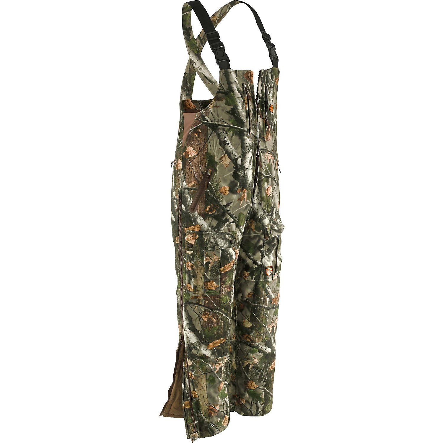 Legendary Whitetails Men's Waterproof Camo Hunting Bib Overalls - Insulated Winter Hunting Pants for Cold Weather, Realtree Camouflage Pattern - Ideal for Deer Hunting, Duck Hunting & Outdoor Adventures