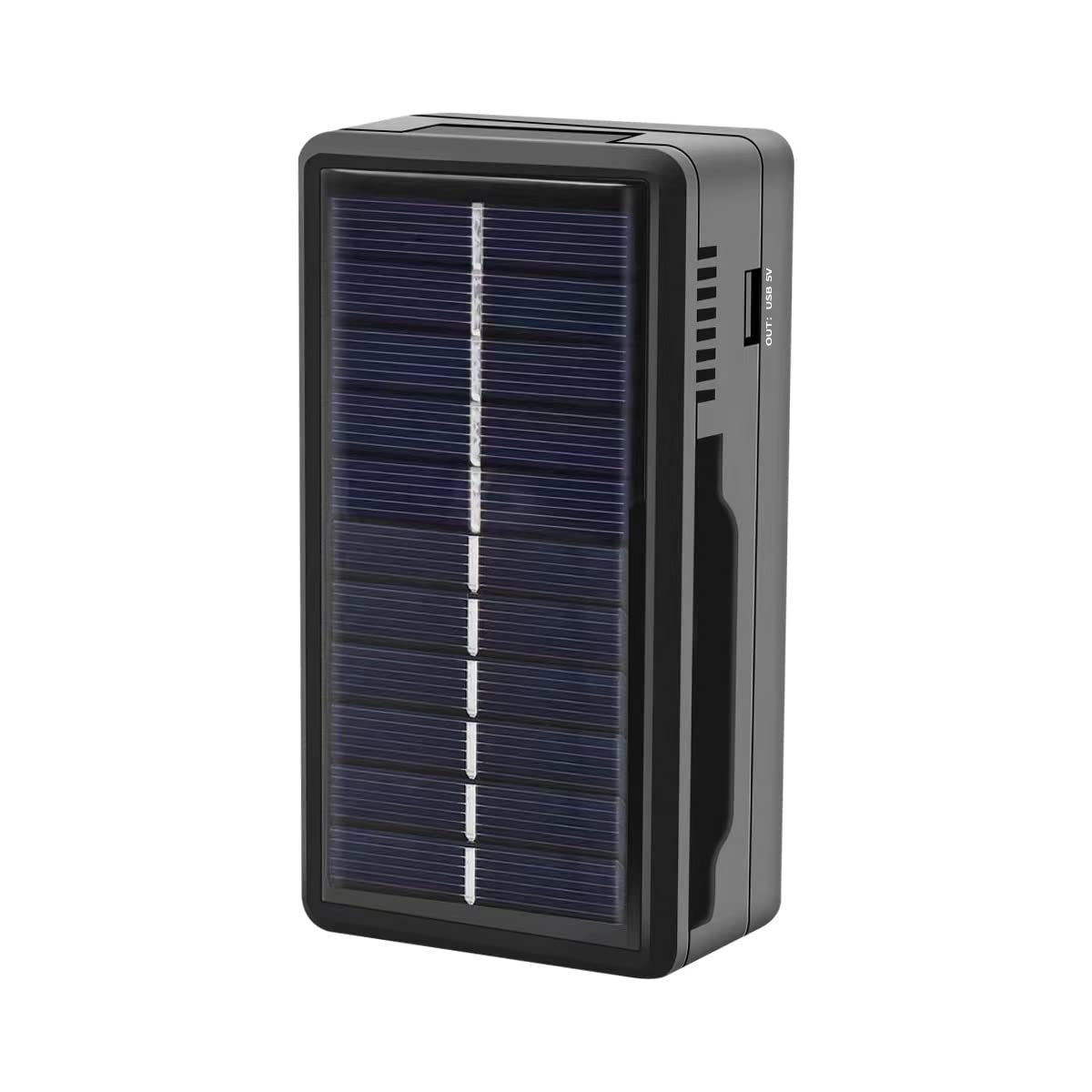 18650 Solar Lithium Battery Charger - USB Rechargeable, Waterproof, for Outdoor Camping, Hiking, Emergency Power Supply