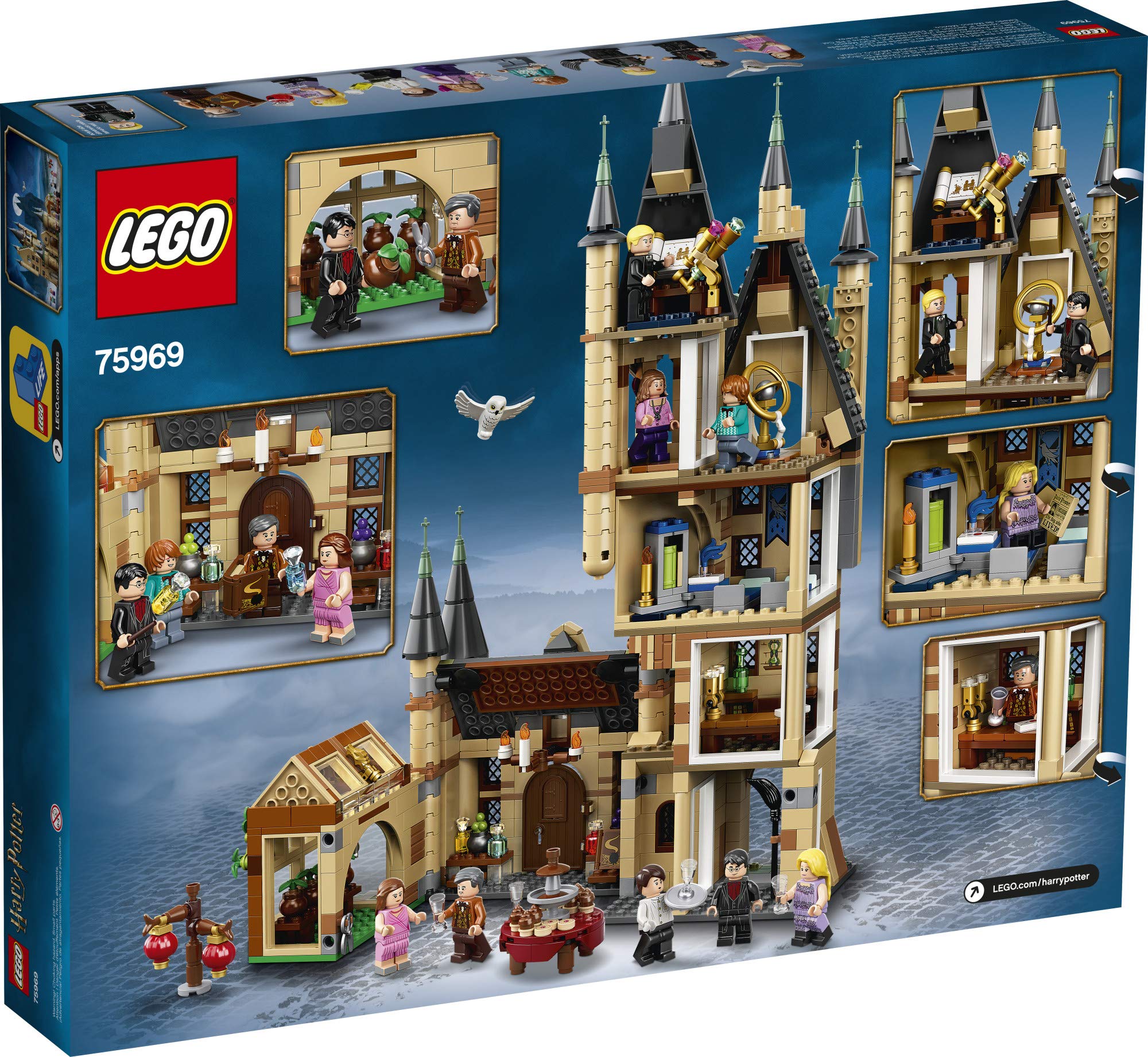 LEGO Harry Potter Hogwarts Astronomy Tower 75969 Building Kit - 971-Piece Collectible Toy Set for Kids Ages 9+ | STEM Educational Gift for Boys & Girls | Perfect for Birthday, Christmas & Harry Potter Fans | Creative Play & Display
