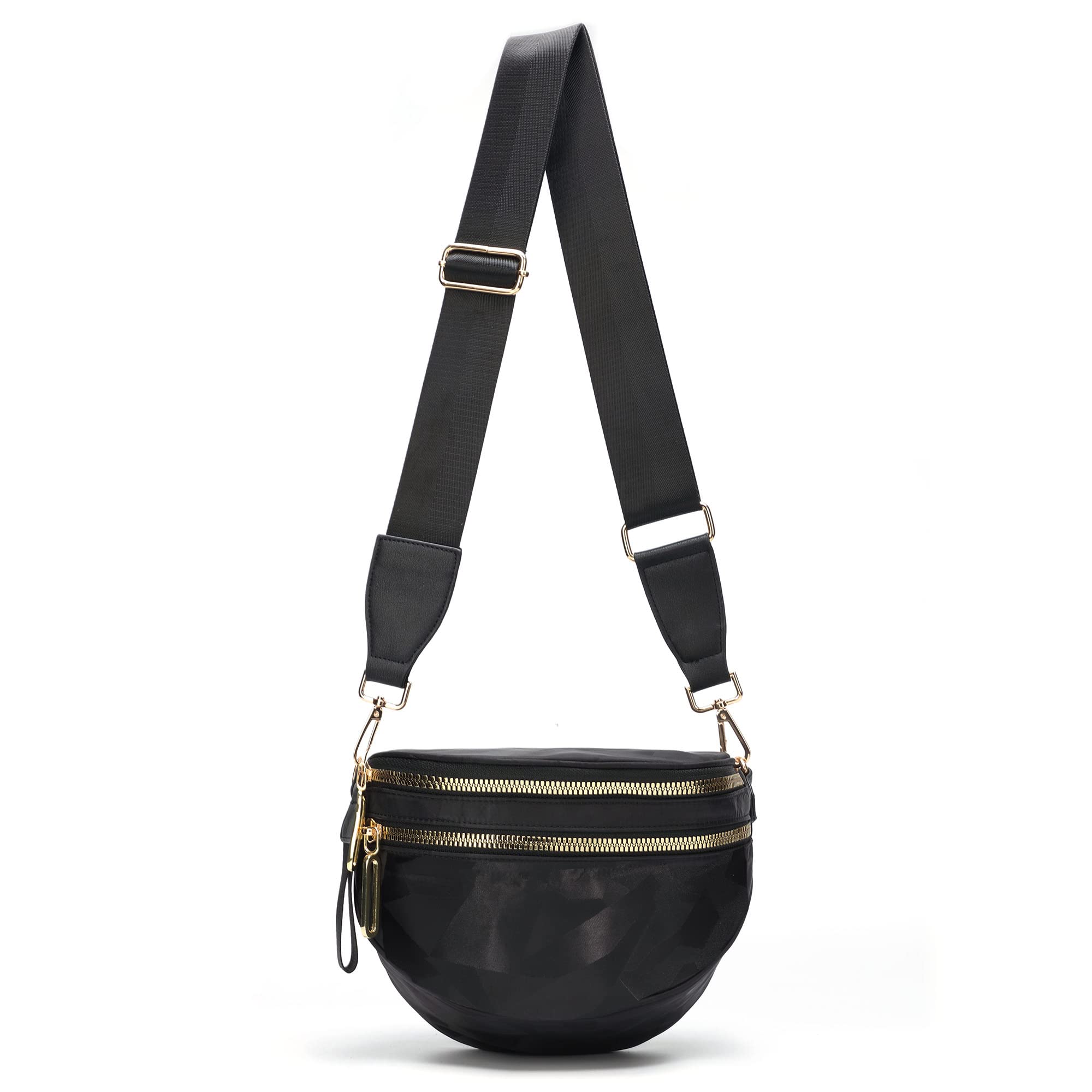 Women's Nylon Crossbody Bag - Lightweight Travel Shoulder Purse for Daily Use