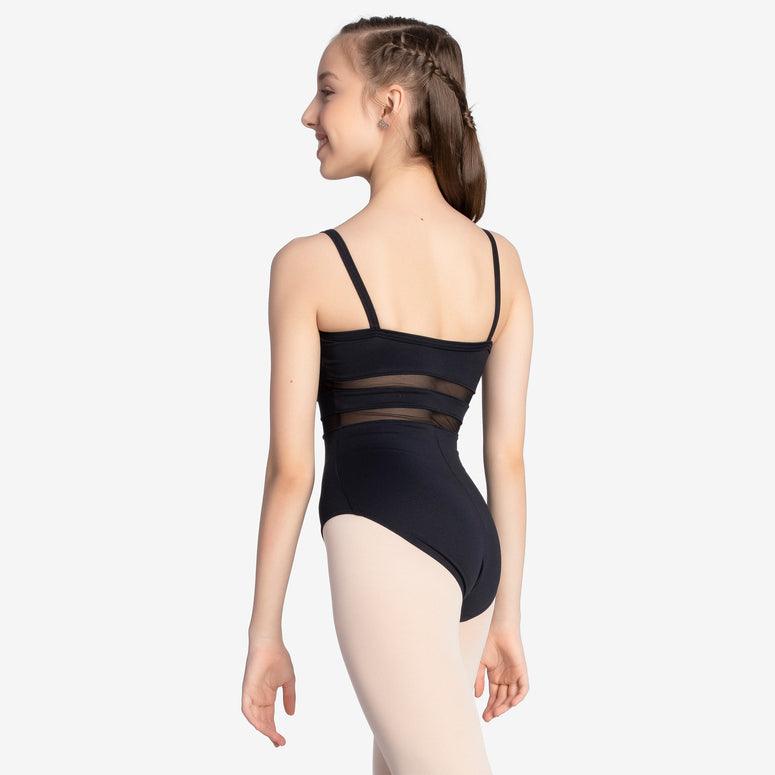 So Danca Child Romeka Mesh Insert Tank Leotard - Ballet Dancewear for Girls, Comfortable & Stylish Performance Outfit for Dance Classes, Recitals & Competitions