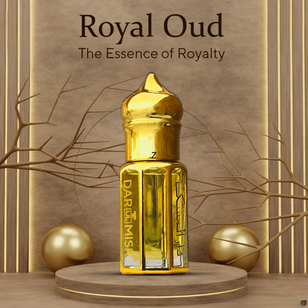 12ml Royal Oud Perfume Attar Oil - Premium Arabian Fragrance for Men & Women - Perfect for Special Occasions, Date Nights & Gift Giving
