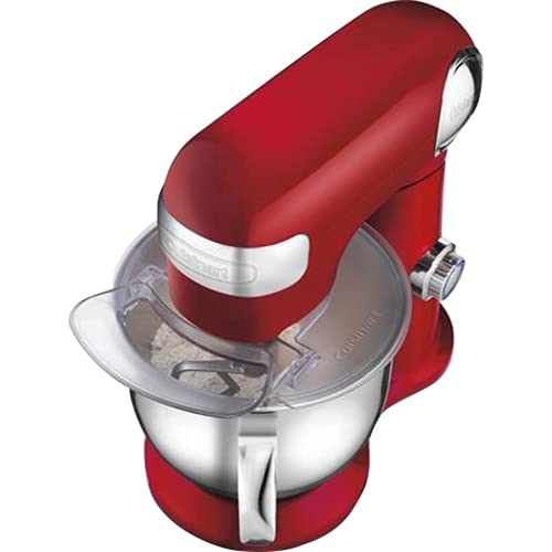 Cuisinart SM-50 5.5-Quart Stand Mixer in Ruby Red with Deco Chef 12-Piece Stainless Steel Knife Set & Storage Block - Full Tang Design - Perfect for Baking, Cooking & Kitchen Organization
