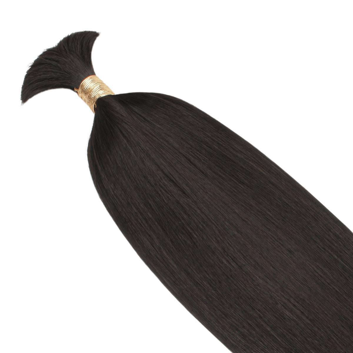 100% Human Hair Extensions for Braiding - Soft, Natural & Tangle-Free - Perfect for Box Braids, Cornrows & Protective Styles