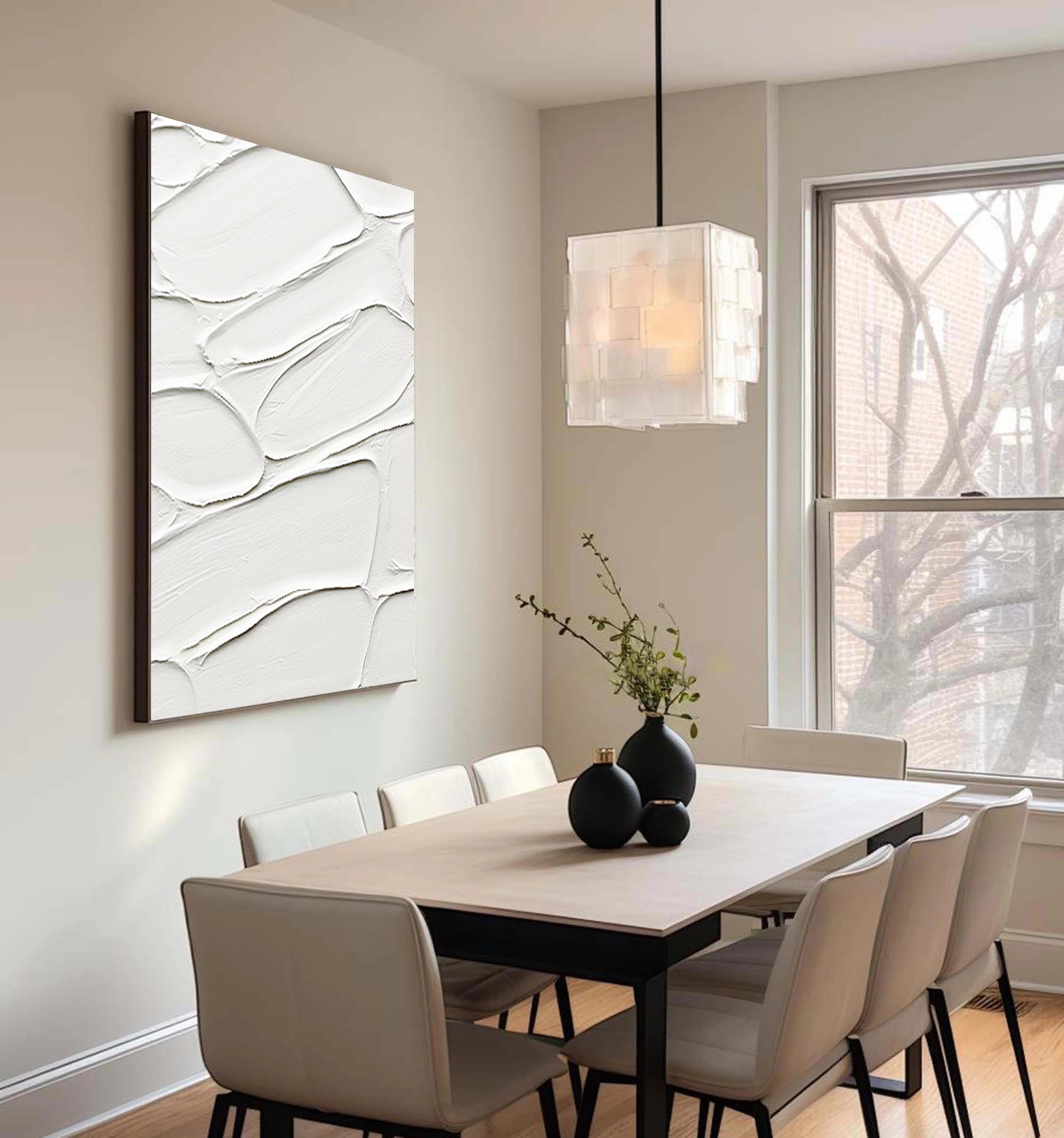 Minimalist Textured Plaster Art Painting - Modern Abstract Wall Decor #MM098 | Perfect for Living Room, Bedroom & Office
