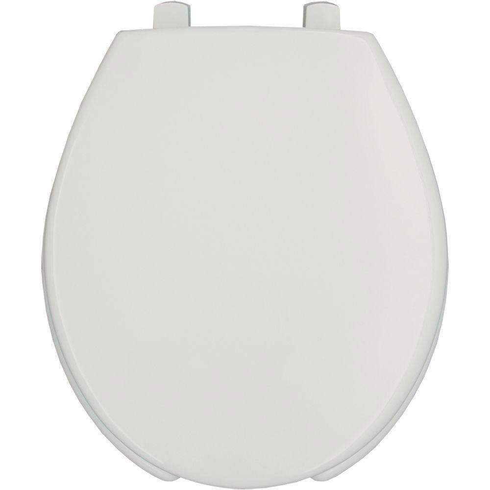 Bemis STA-TITE Round Open Front Toilet Seat - White (Model 463098) | Durable & Comfortable Toilet Seat for Home, Office & Commercial Use