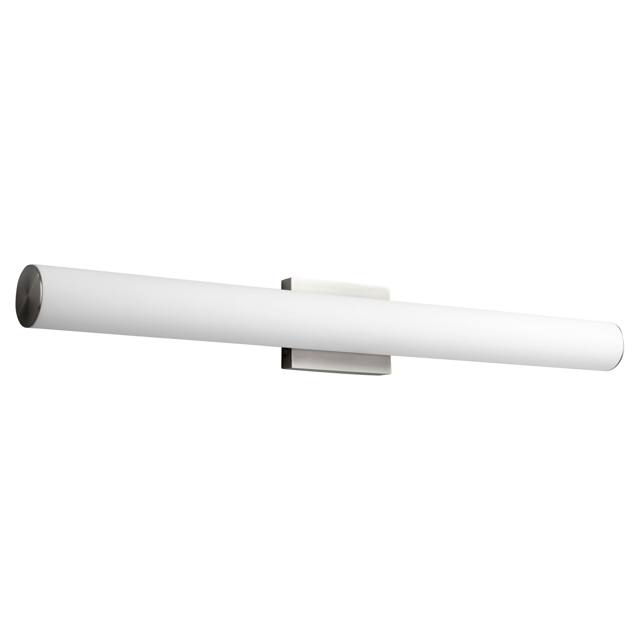 Oxygen Fugit 3-Light 24-35 Inch Bathroom Vanity Fixture in Satin Nickel - Perfect for Modern Bathroom Lighting & Makeup Vanity Areas
