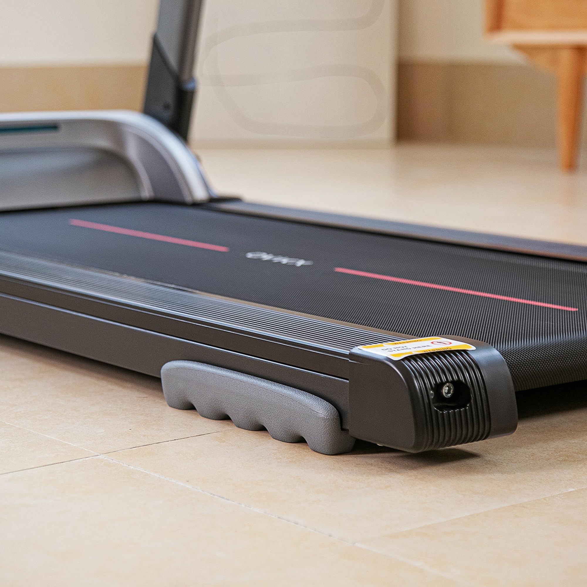 OVICX Foldable Treadmill for Home & Apartment - Compact Electric Running Machine with LCD Display for Cardio Workout, Jogging & Fitness Training - Perfect for Small Spaces & Home Gym