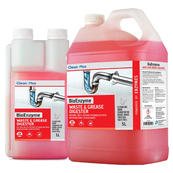 BioEnzyme Waste and Grease Digester - Eco-Friendly Drain Cleaner for Kitchen Sinks, Septic Tanks & Home Plumbing - Eliminates Odors & Prevents Clogs