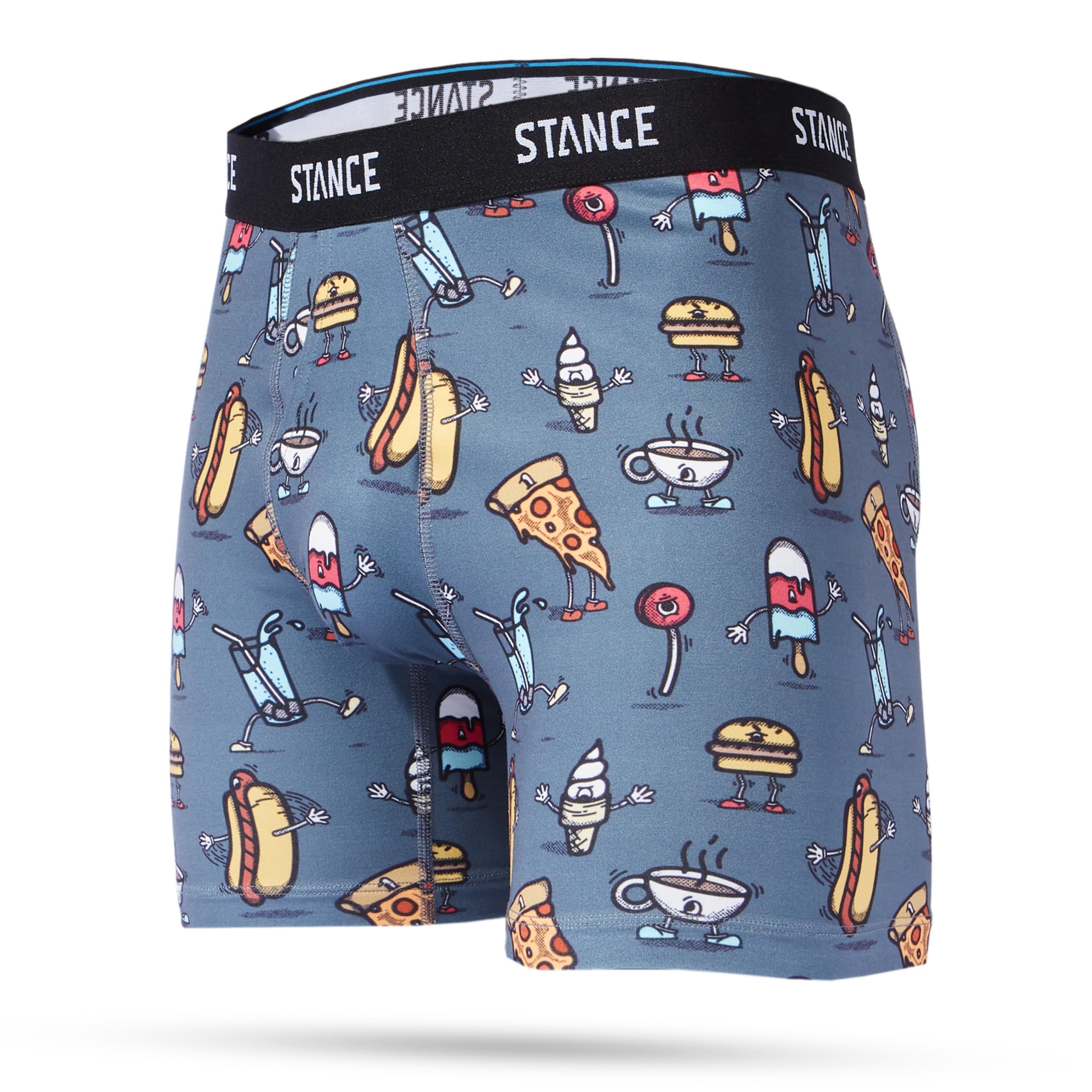 Stance Men's Seyclops Boxer Briefs - Soft Polyester Underwear Shorts in Navy Blue for Comfort & Support - Perfect for Workout, Sports & Everyday Wear