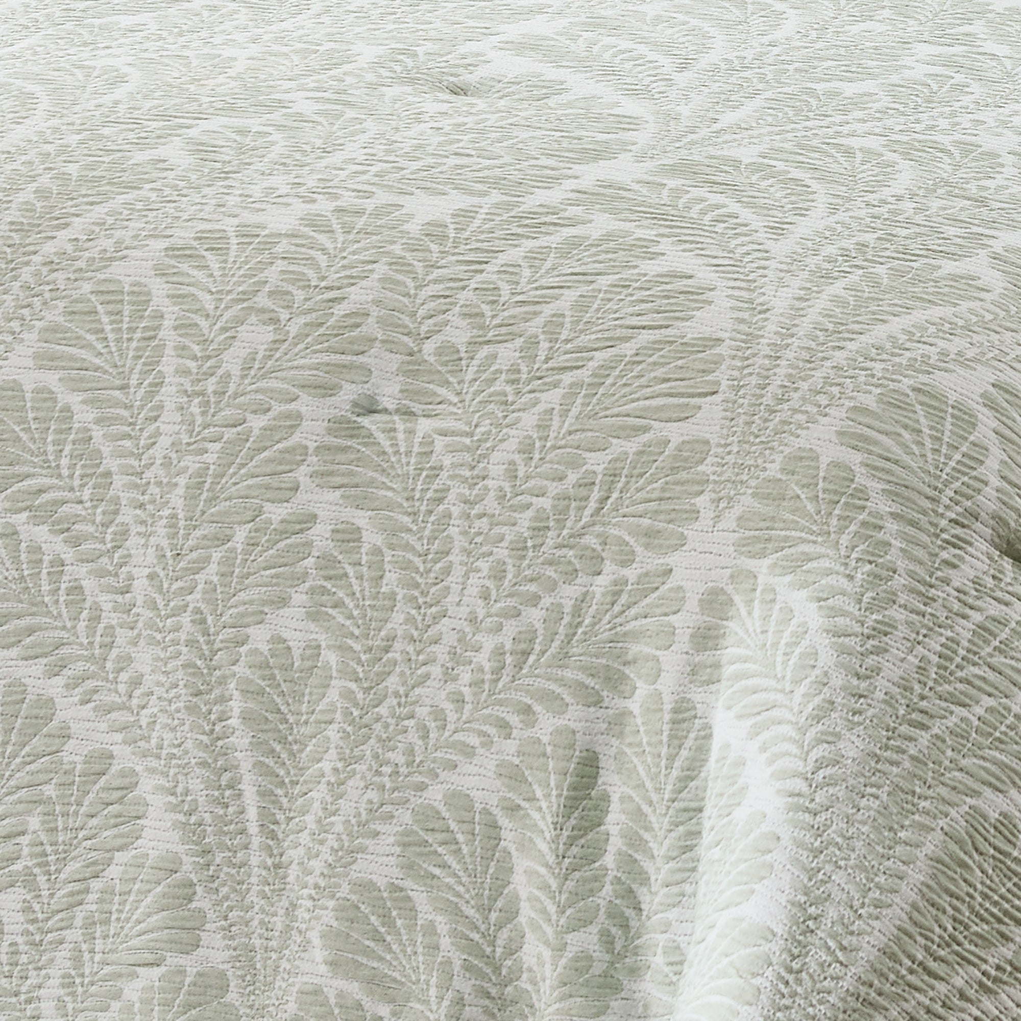 Willow Garden Restorative Gauze Jacquard Comforter Set - Breathable & Soft Bedding for All Seasons - Perfect for Master Bedroom, Guest Room, and Hotel Use