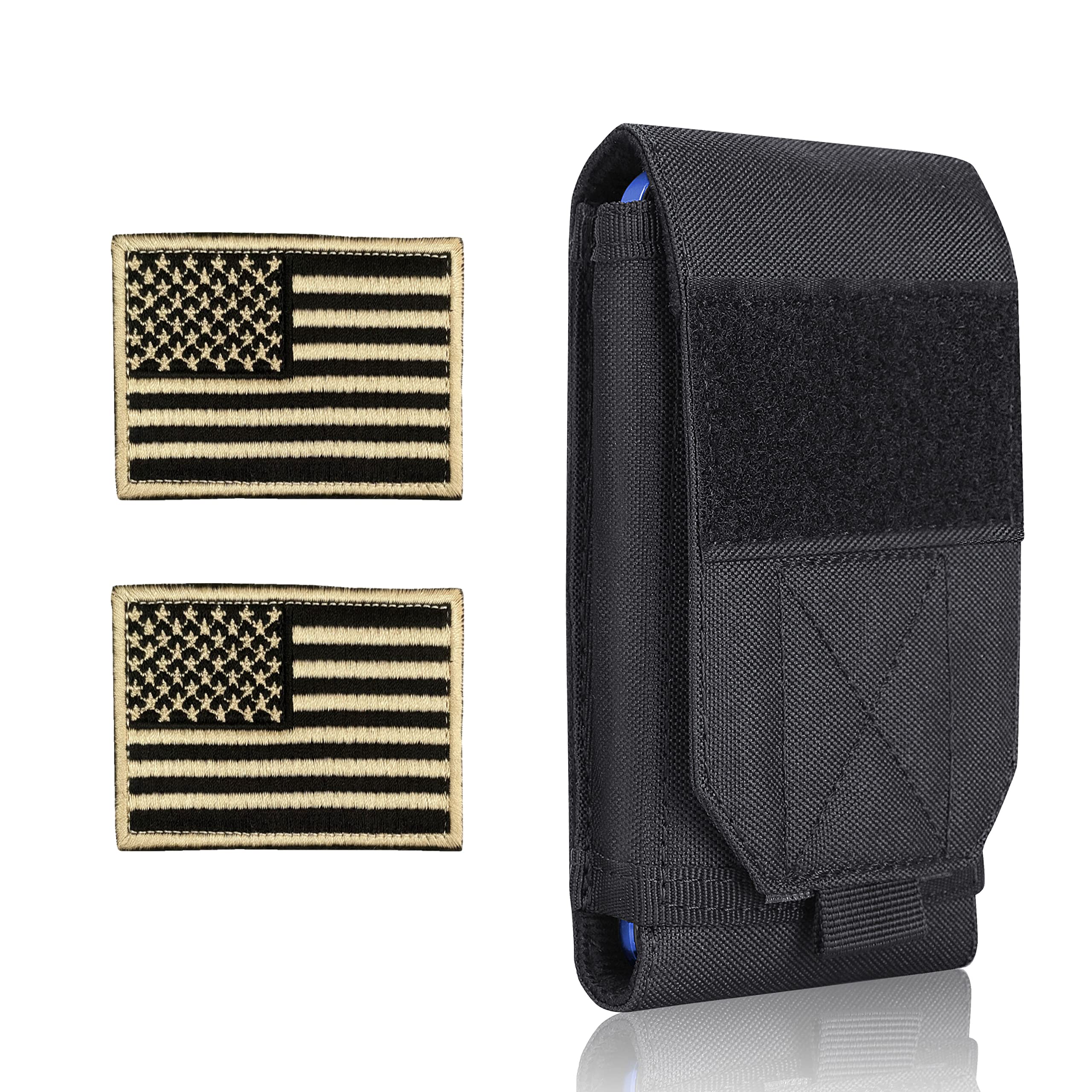 Tactical MOLLE Phone Pouch - Waterproof Cellphone Holster Case for iPhone 11/12/13 Pro Max & Samsung S22/S21/S20 FE/Note 20/A02S (Fits 6.7