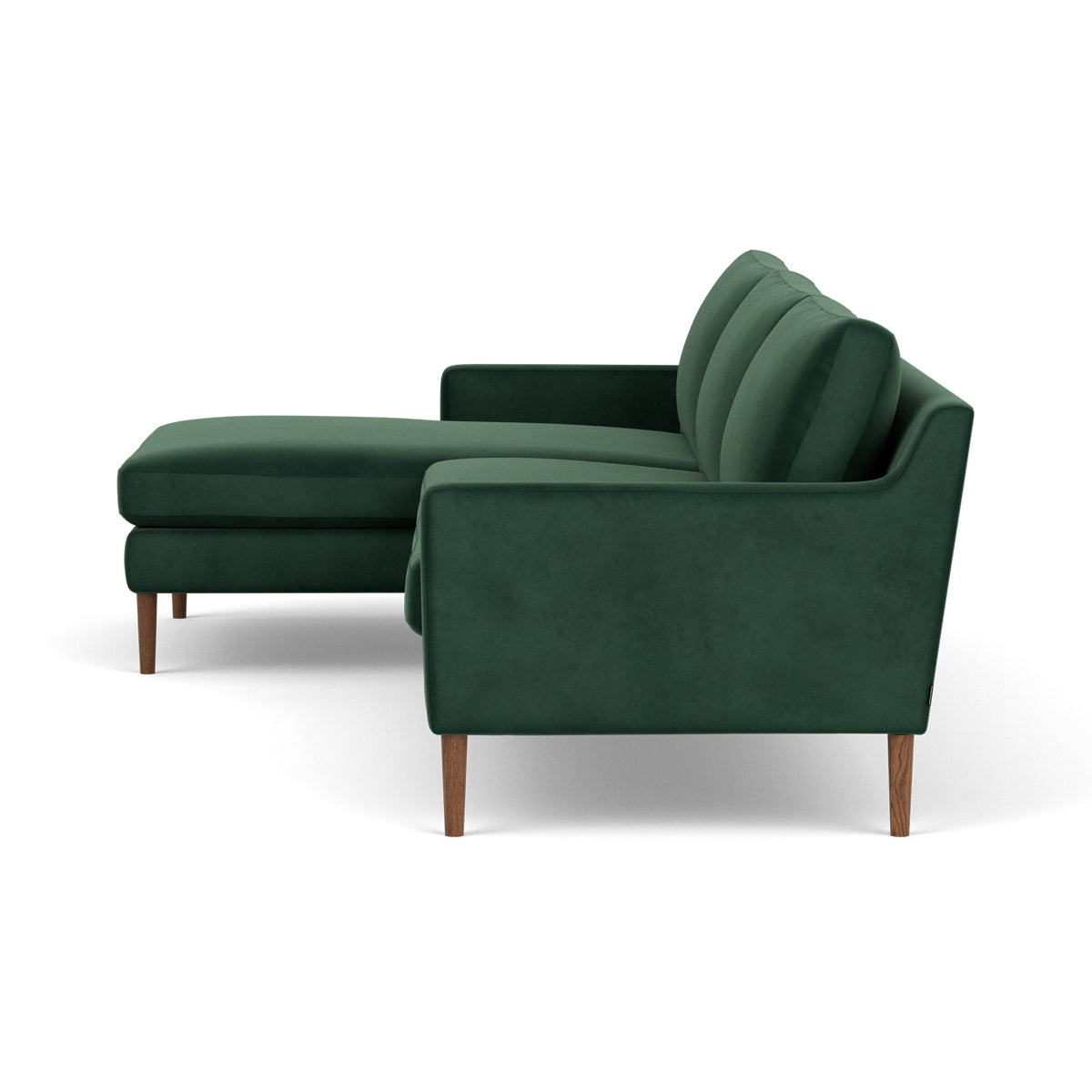 Astha Velvet Left Chaise Sofa - Luxurious Modern Sectional Couch for Living Room, Lounge & Home Theater | Soft Velvet Upholstery, Comfortable Seating, Stylish Home Decor
