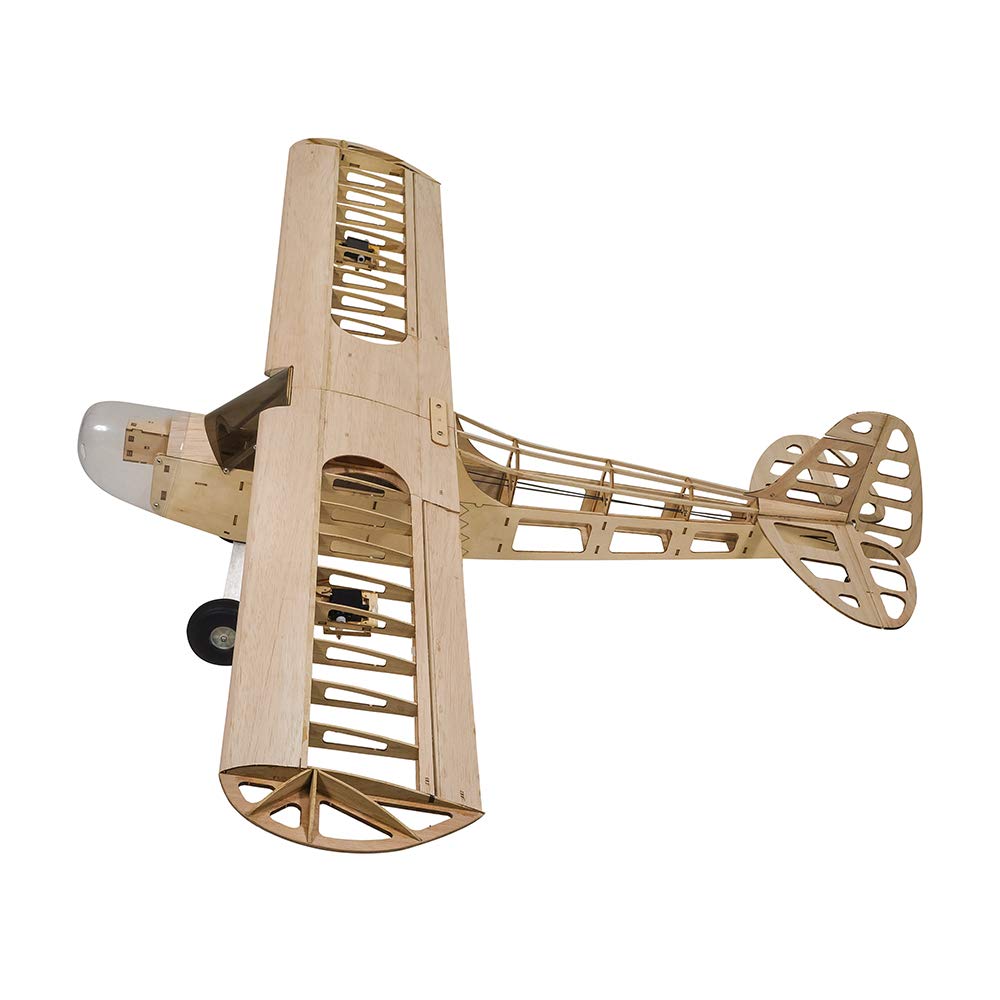 DW Hobby 1.2M Balsa Wood Piper Cub J3 RC Airplane Kit - Laser-Cut Unassembled Remote Control Model Plane for Adults & Hobbyists | Outdoor Flying, Backyard Fun & Aviation Enthusiast Gift