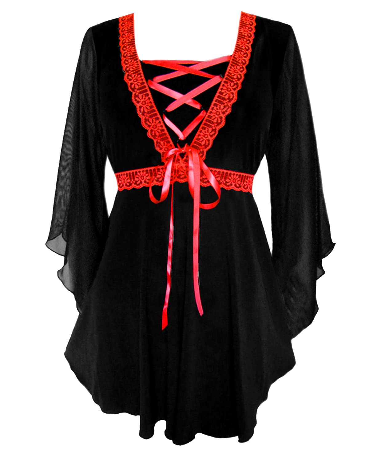 Victorian Gothic Corset Top for Women - Elegant Medieval Blouse for Halloween, Cosplay & Everyday Wear | Perfect for Renaissance Fairs, Gothic Fashion & Theatrical Performances