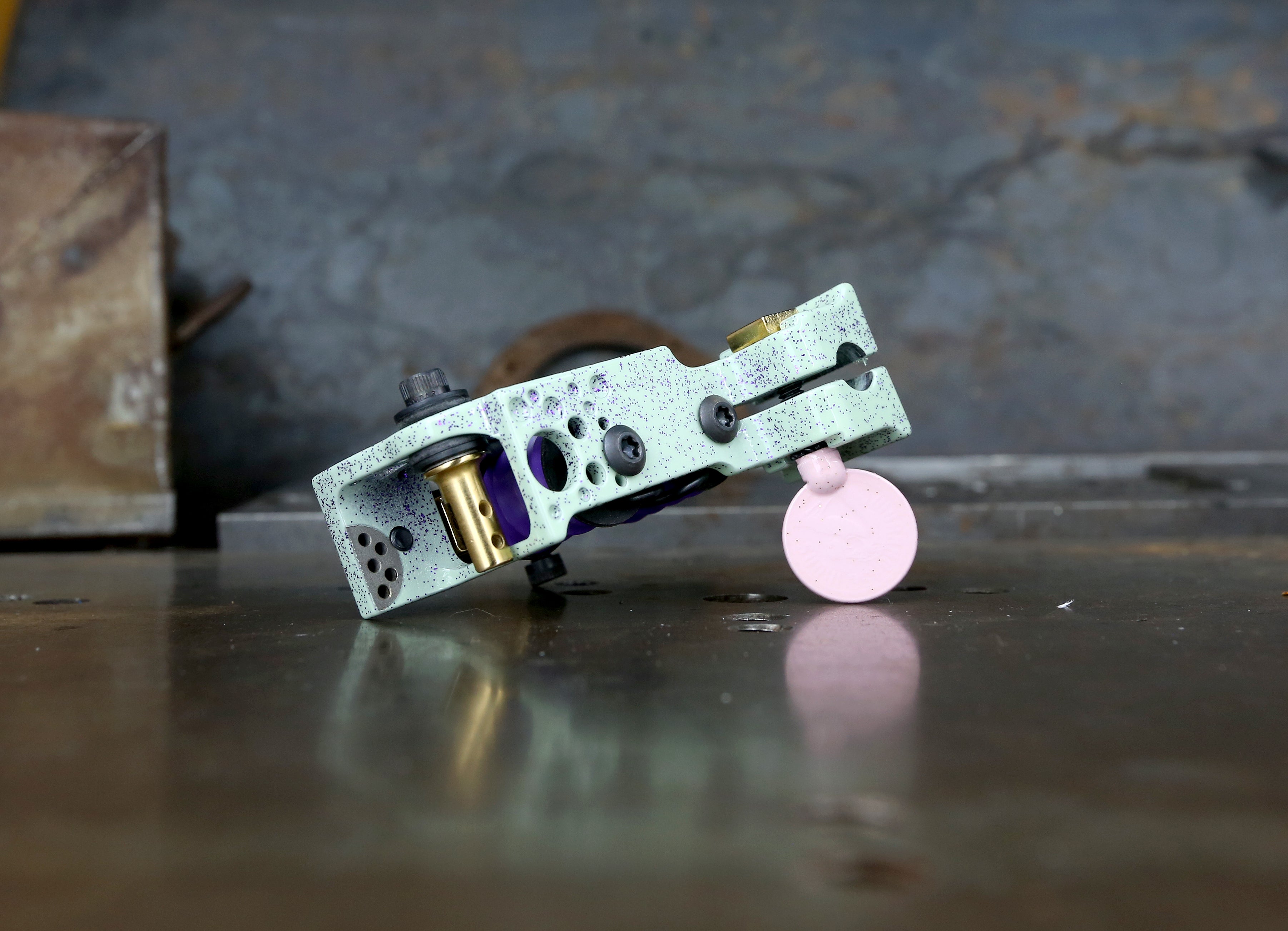 New Limited Edition Destroy Troy Franklin Liner - Purple Seafoam Sparkle | Perfect for Skateboarding, Longboarding & Street Style | High-Performance Skateboard Wheels
