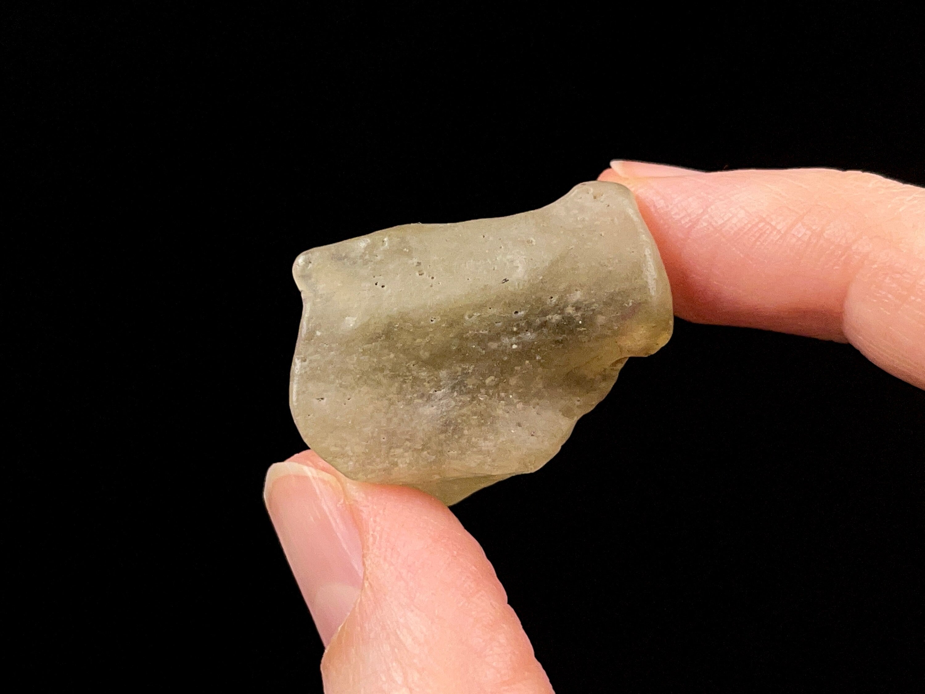 Libyan Desert Glass Raw Crystal - Rare B Grade Natural Mineral Specimen | Unique Gift for Collectors, Home Decor & Healing Crystal Use in Meditation & Energy Work