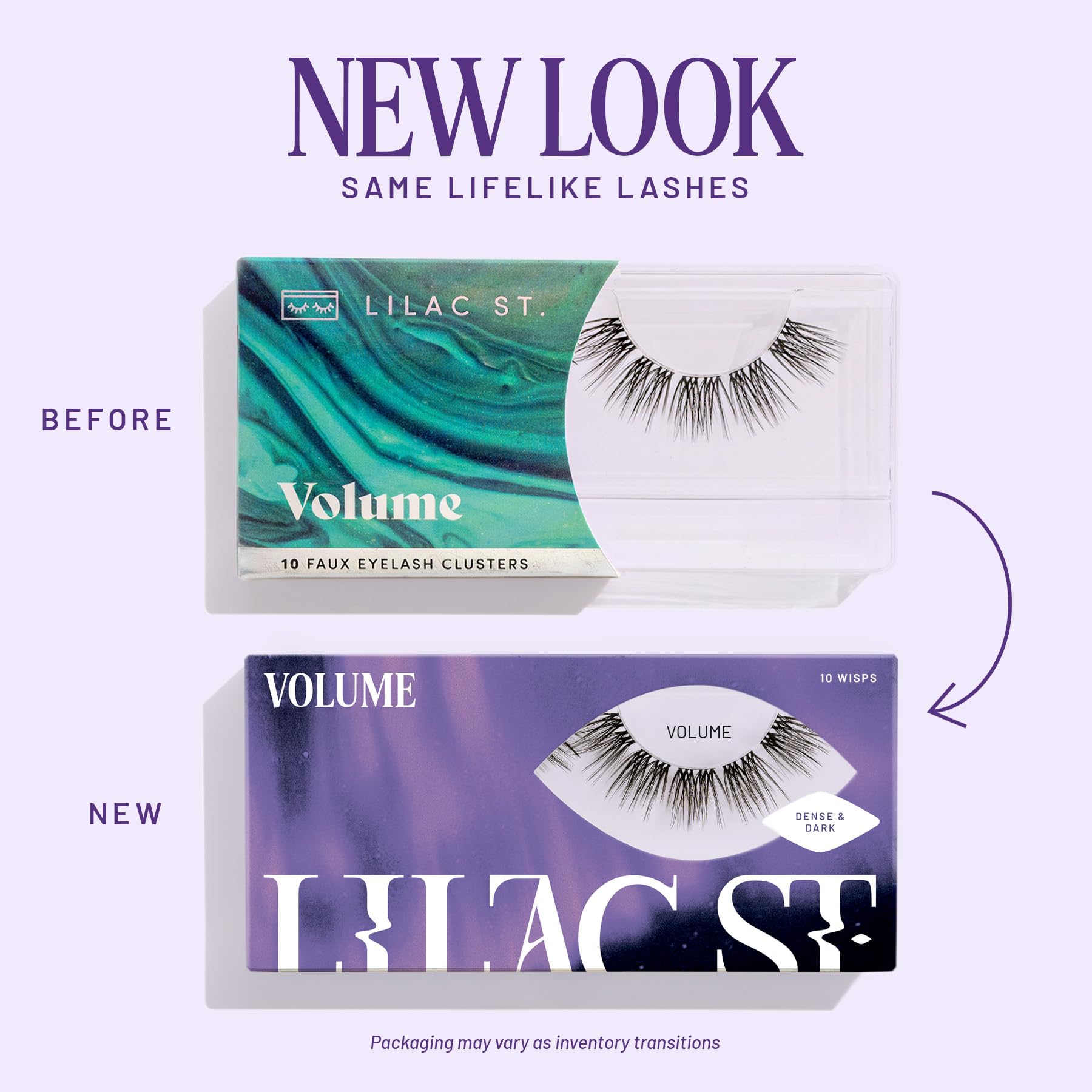 Lilac St - Volume Dramatic Faux Eyelash Clusters (10mm) - Dense & Distinctive Look - DIY Lash Extension Wisps - Lightweight & Lifelike - Lasts 10 Days - Korean Silk - Cruelty Free, Vegan - 10 Lashes | Perfect for Parties, Weddings & Special Occasions