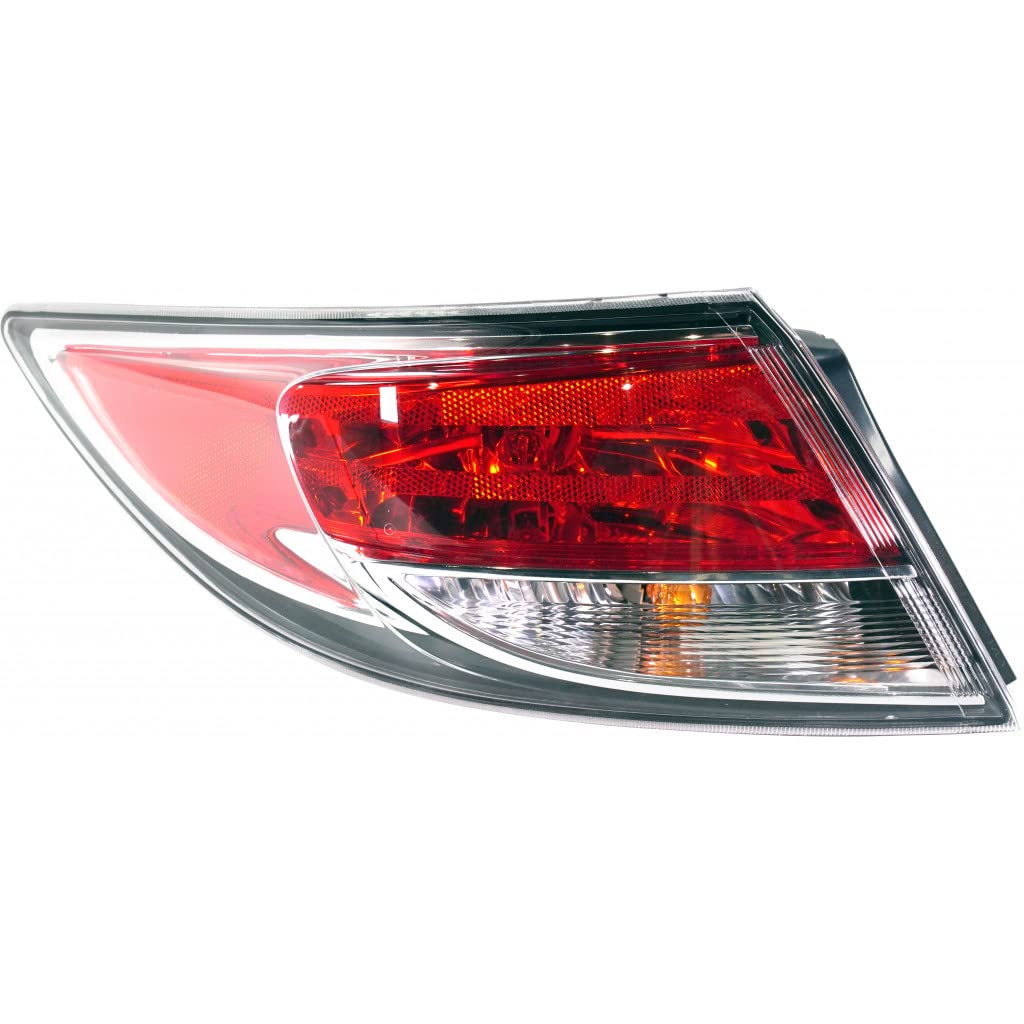 Mazda 6 Tail Light Assembly 2009-2013 Driver Side Outer CAPA Certified Replacement for MA2804108/MA2804108C | Perfect for Night Driving & Enhanced Safety | Compatible with Part Numbers 615343679136 & GS3L51160H