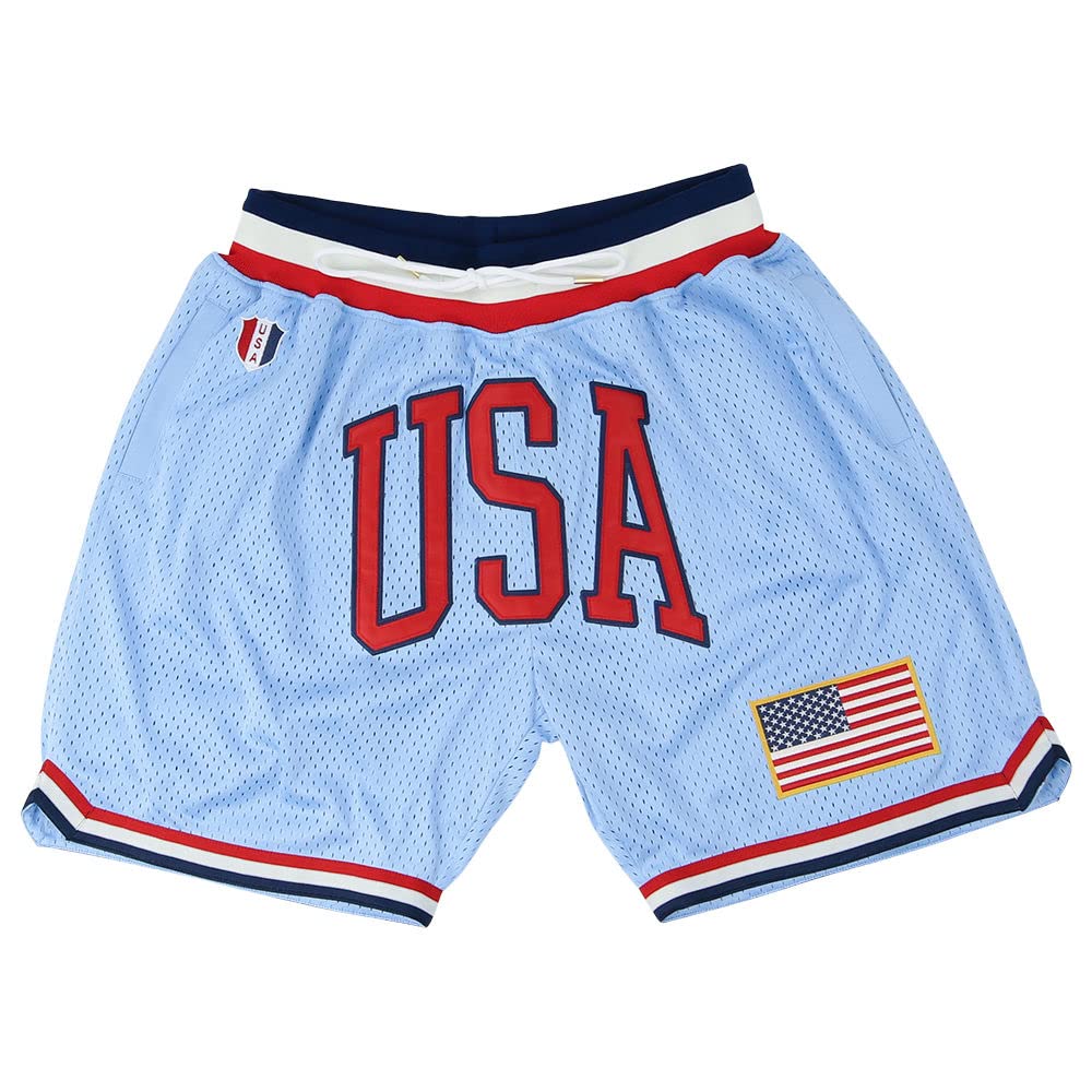 Country Pride Mesh Basketball Shorts for Active Play & Sports