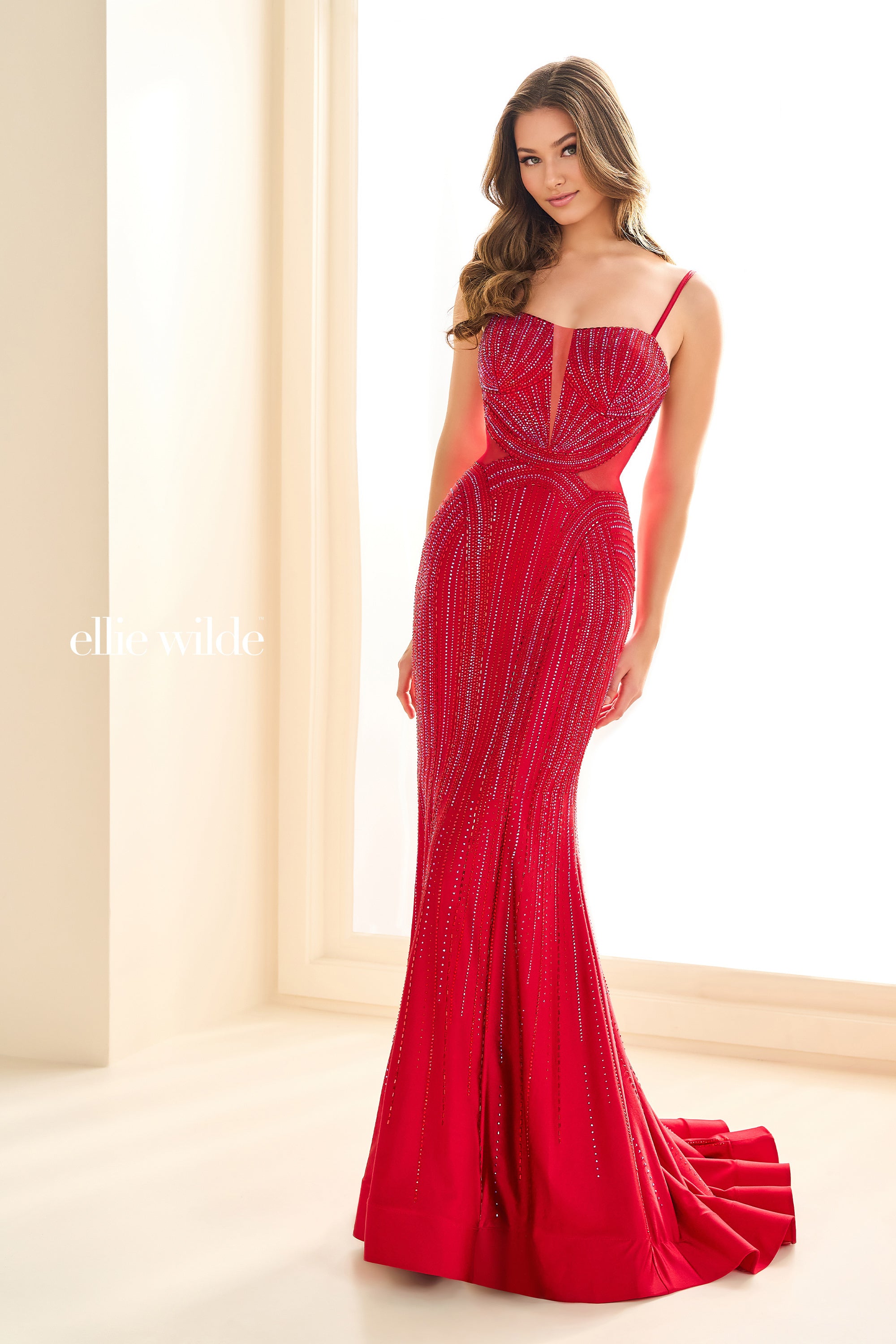 Ellie Wilde EW36013 Elegant Prom Dress - Perfect for Homecoming, Formal Dances & Special Occasions