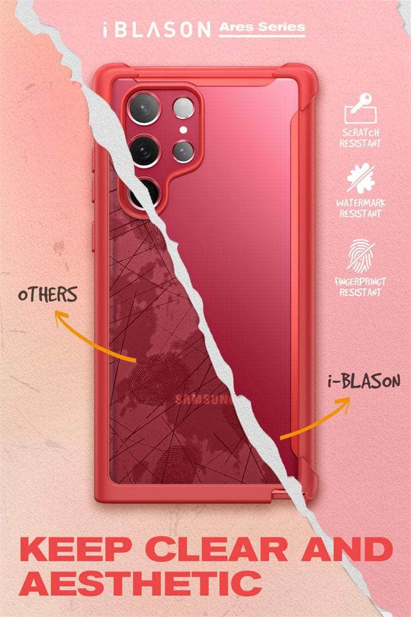 Samsung Galaxy S22 Ultra Case - BLASON Ares Rugged Full Body Protective Cover with Shockproof Bumper | Perfect for Outdoor, Work & Extreme Sports