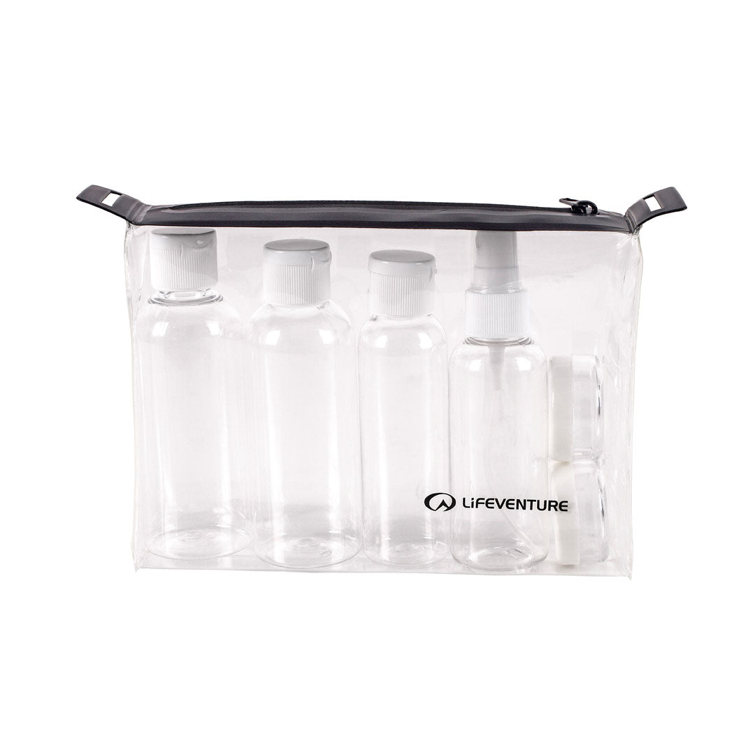 Lifeventure Travel Bottles - Leak Proof, TSA Approved Toiletry Containers for Air Travel, Camping & Gym - 3 Pack Set (100ml) | Compact & Lightweight for Carry-On Luggage