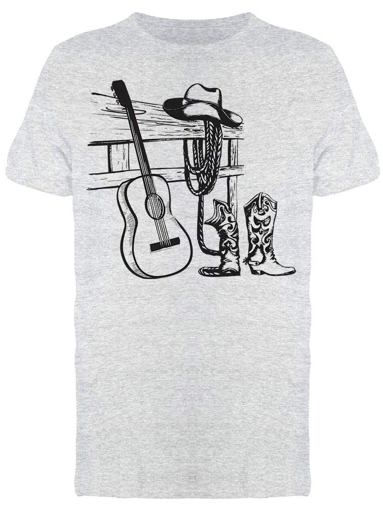 Smartprints Western Country Music T-Shirt for Men - Vintage Style Band Tee - Perfect for Concerts, Parties & Casual Wear