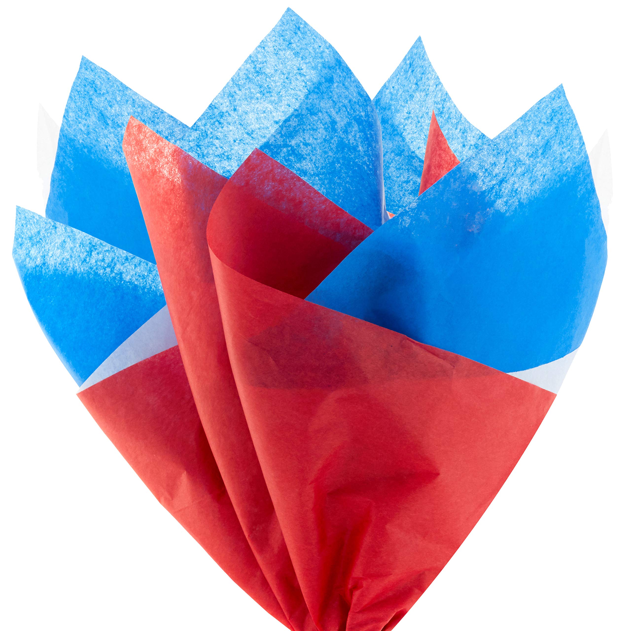 Hallmark Red White Blue Bulk Tissue Paper - 120 Sheets for Gift Wrapping, Party Decorations, Gift Bags | Perfect for Birthdays, Graduations, 4th of July, Christmas, Hanukkah Celebrations | Great for DIY Crafts, Table Settings, and Festive Home Decor