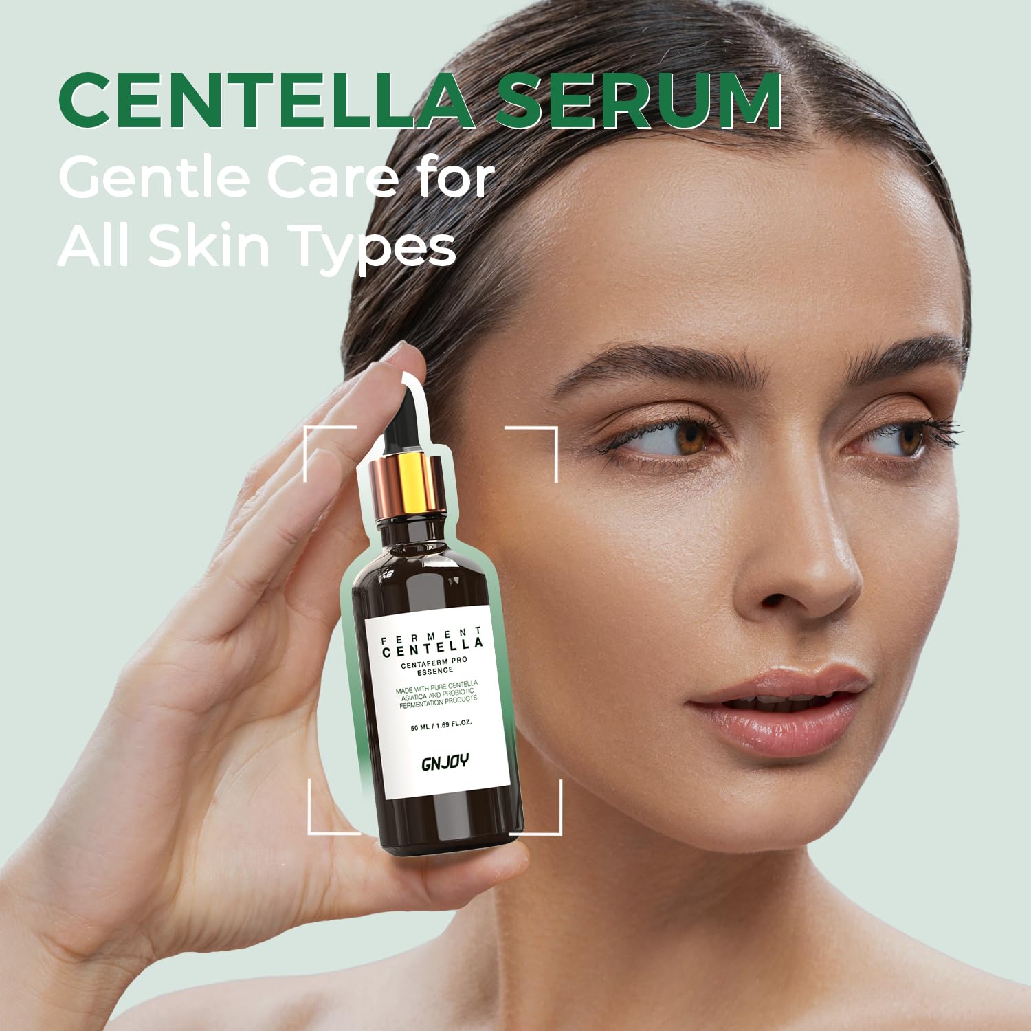 Centella Asiatica Ampoule Serum for Face - Soothing, Firming & Anti-Aging Moisturizer with Noni Extract | Hydrates & Revitalizes Sensitive Skin | 1.69 fl.oz (50ml) | Perfect for Daily Skincare Routine & Post-Treatment Recovery