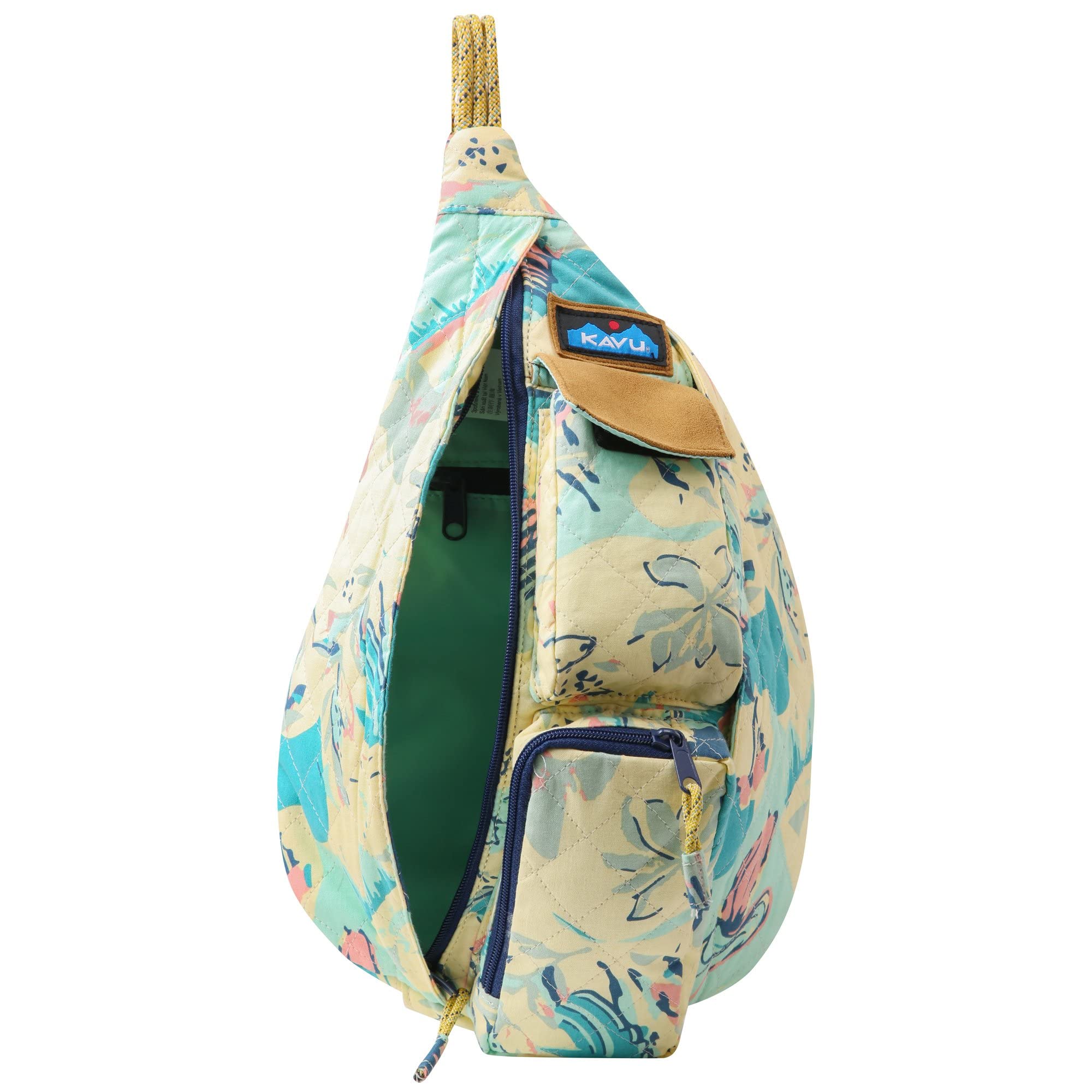 KAVU Mini Ropeable Crossbody Sling Bag - Jazzabel Print Lightweight Travel Purse for Women | Perfect for Hiking, Concerts & Everyday Use