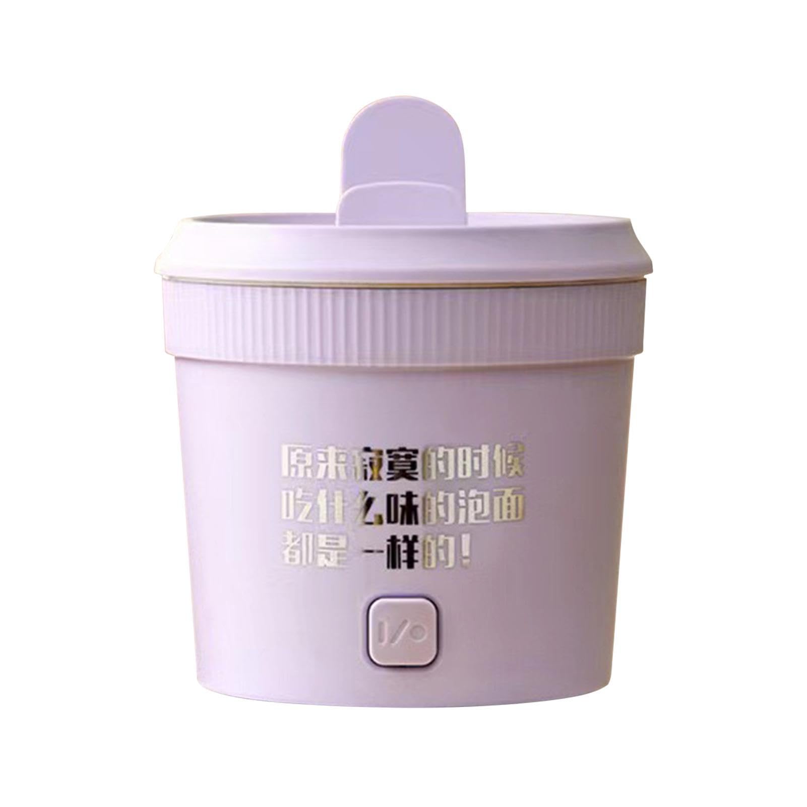 1.0L Mini Electric Cooker - Multifunctional Noodle Pot for Ramen, Soup, Steaming & Frying | Perfect for Dorm, Office & Small Kitchen Cooking | Compact Portable Rice Cooker for Students & Travel