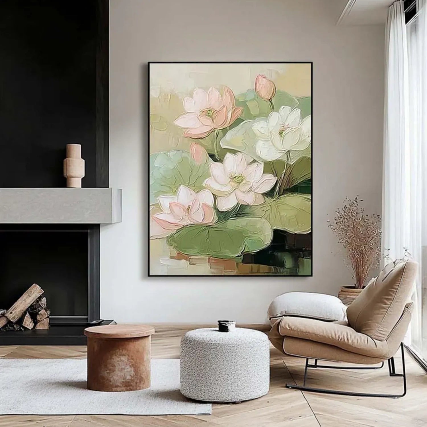 Abstract Canvas Art - Modern Floral and Tree Design #FT219 - Perfect for Living Room, Bedroom, and Office Wall Decor