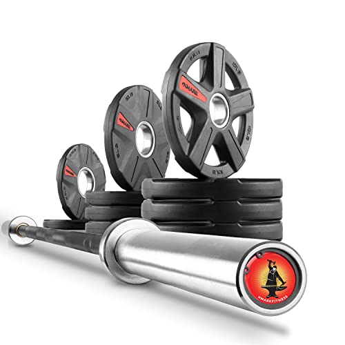 08) Bar & 65 lb Weight Set